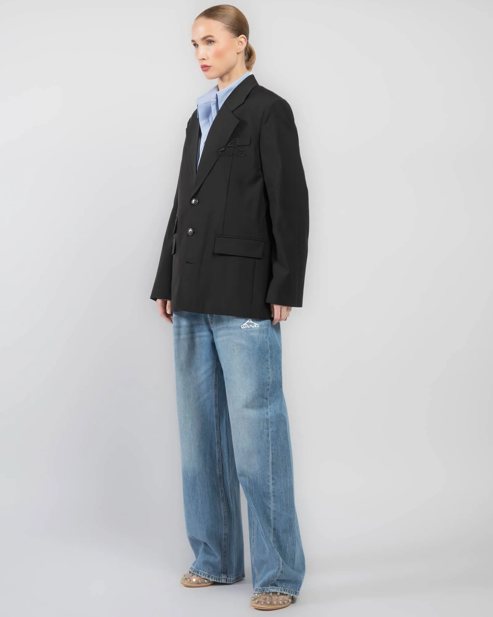 Oversized Logo Blazer sold by TNT Fashion product image thumbnail 4