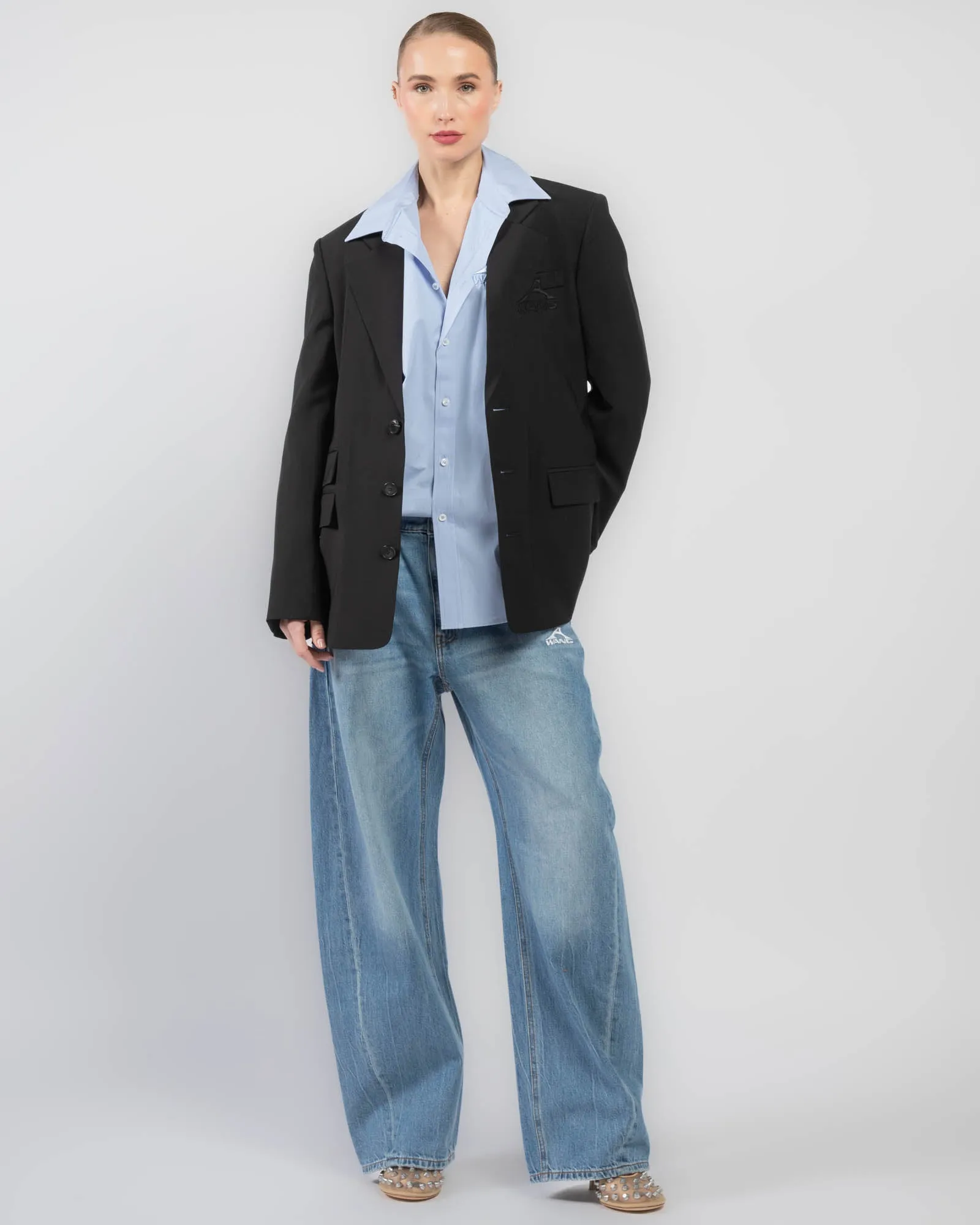 Oversized Logo Blazer sold by TNT Fashion product image thumbnail 2