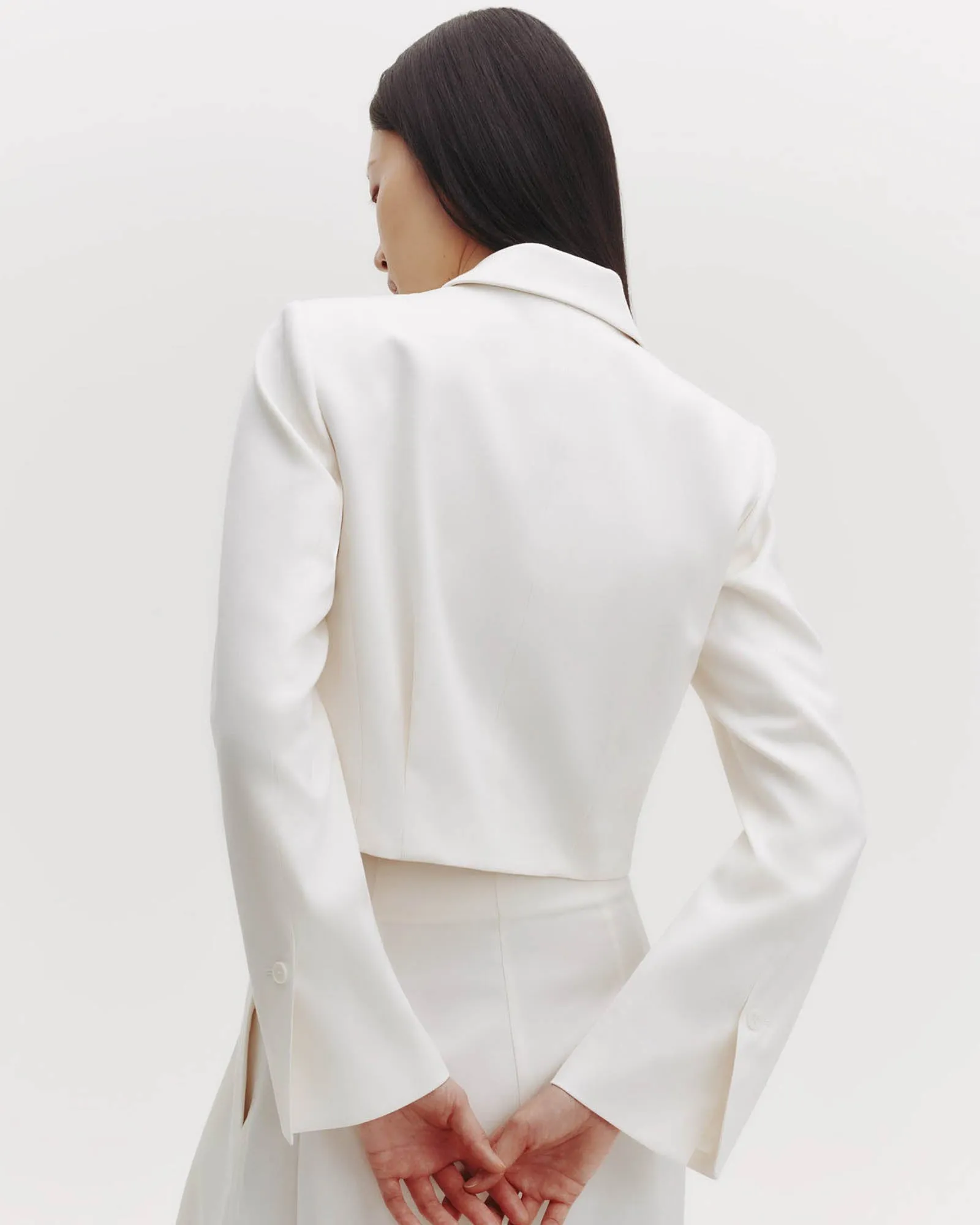 Pleat Placket Blazer sold by TNT Fashion product image thumbnail 3