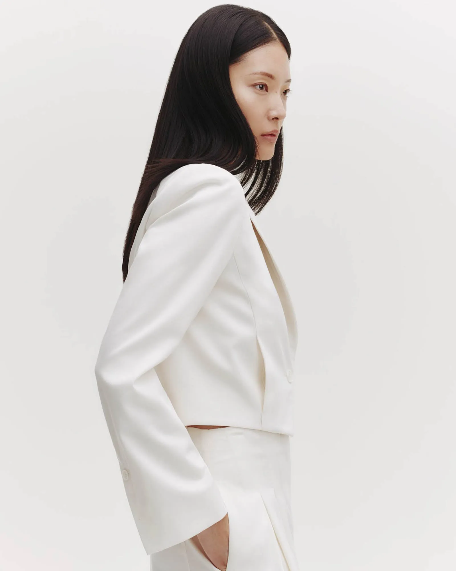 Pleat Placket Blazer sold by TNT Fashion product image thumbnail 4