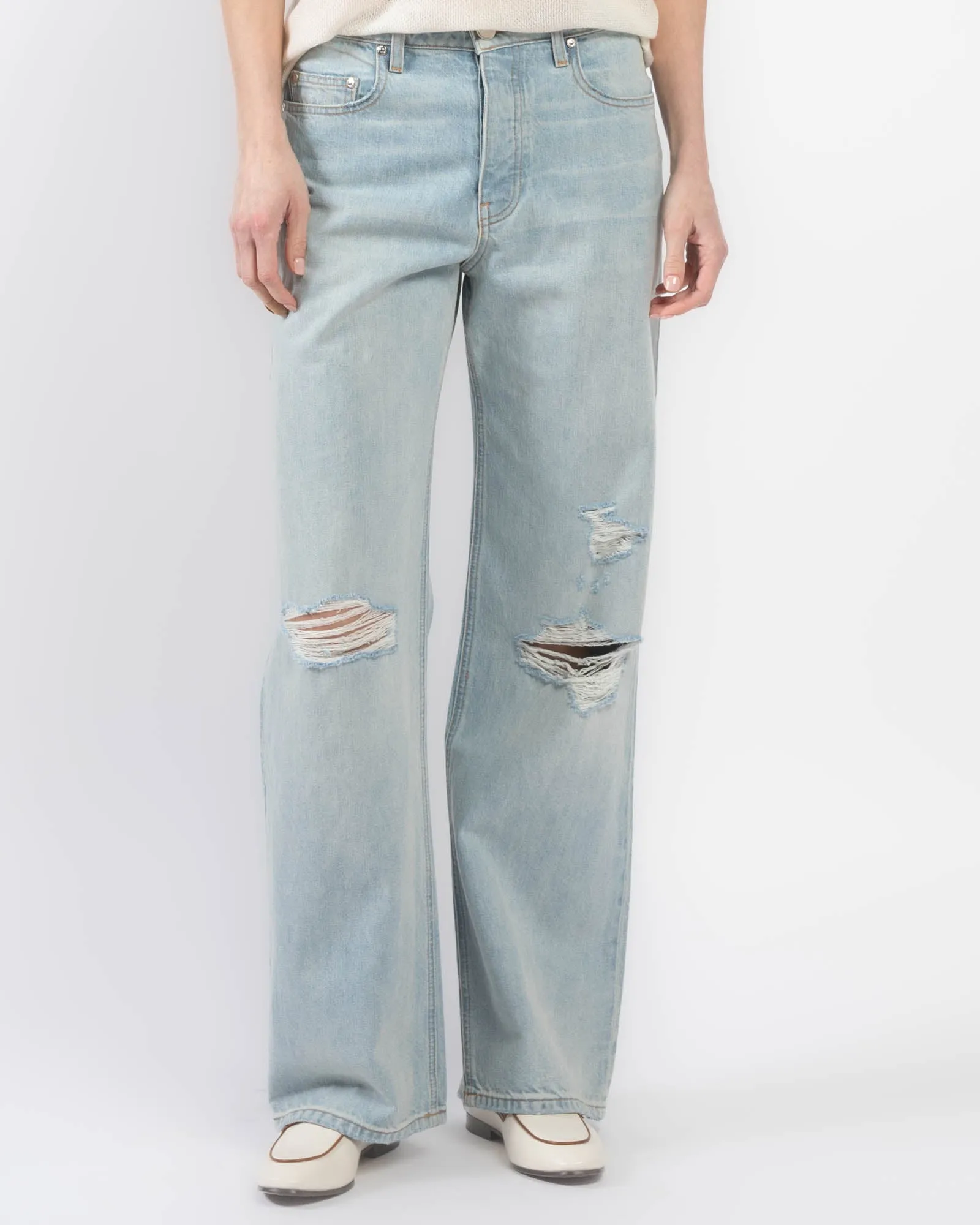 Sammy Relaxed Straight Jeans sold by TNT Fashion