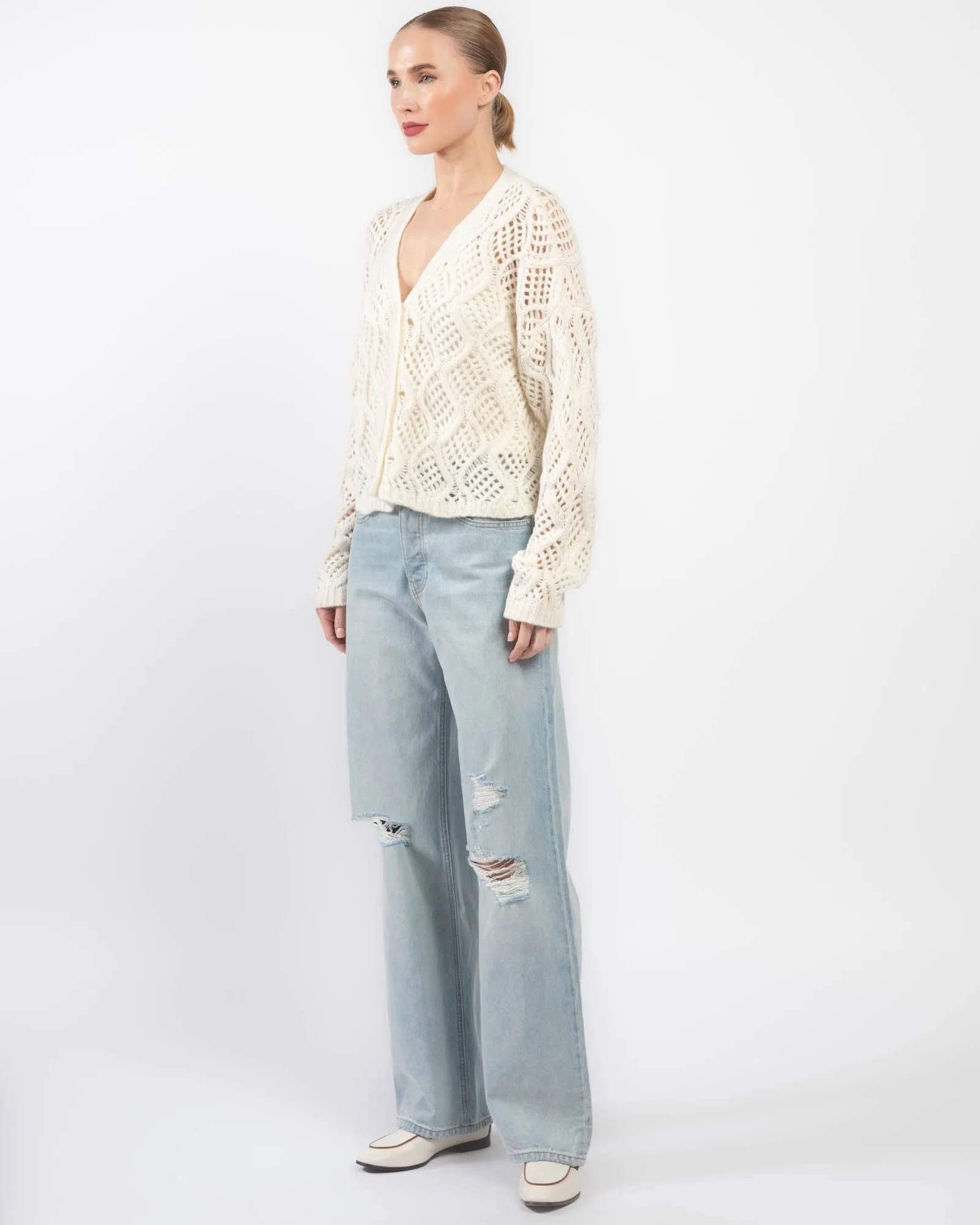 Jolie V-Neck Cardigan sold by TNT Fashion product image thumbnail 4