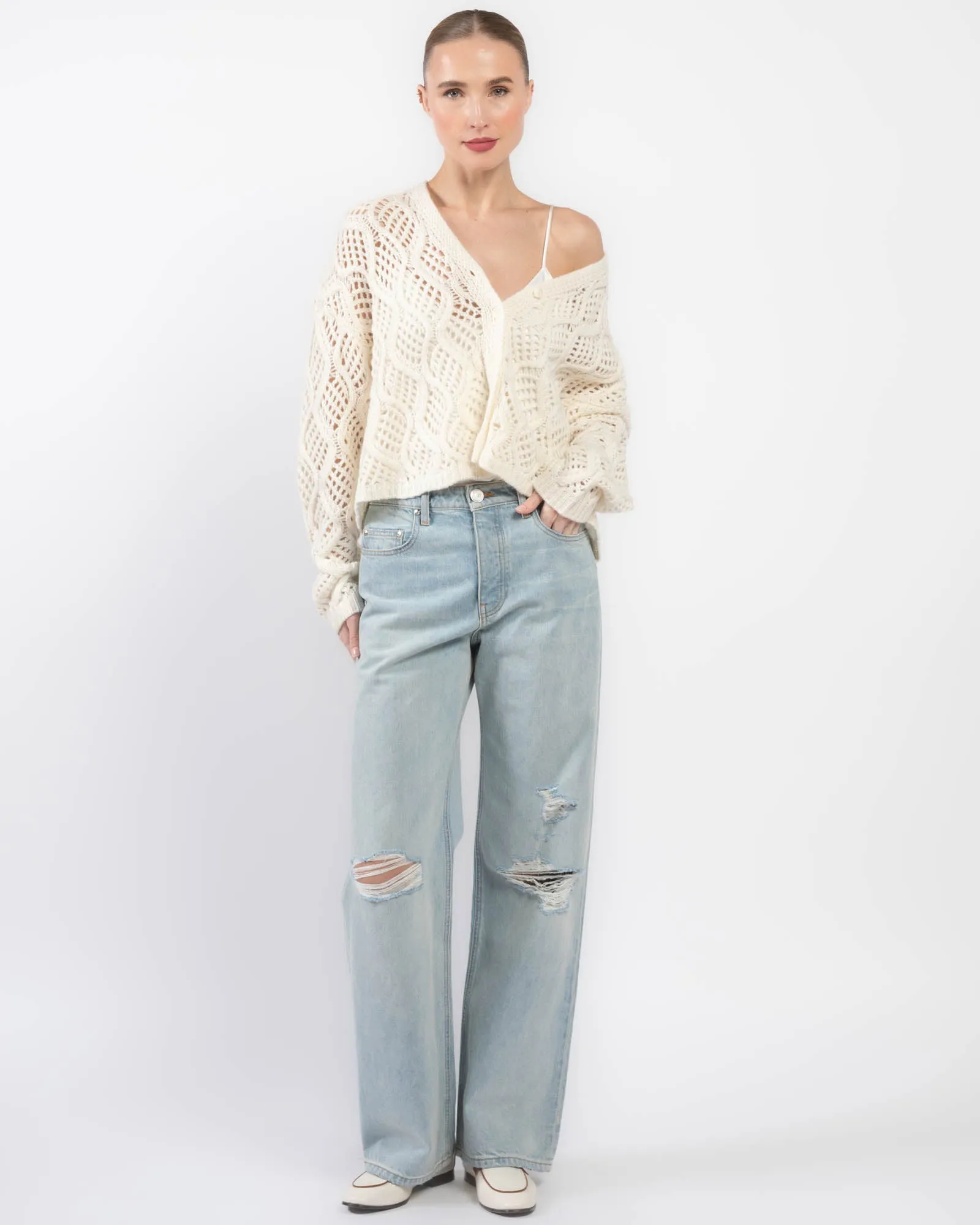 Jolie V-Neck Cardigan sold by TNT Fashion product image thumbnail 2