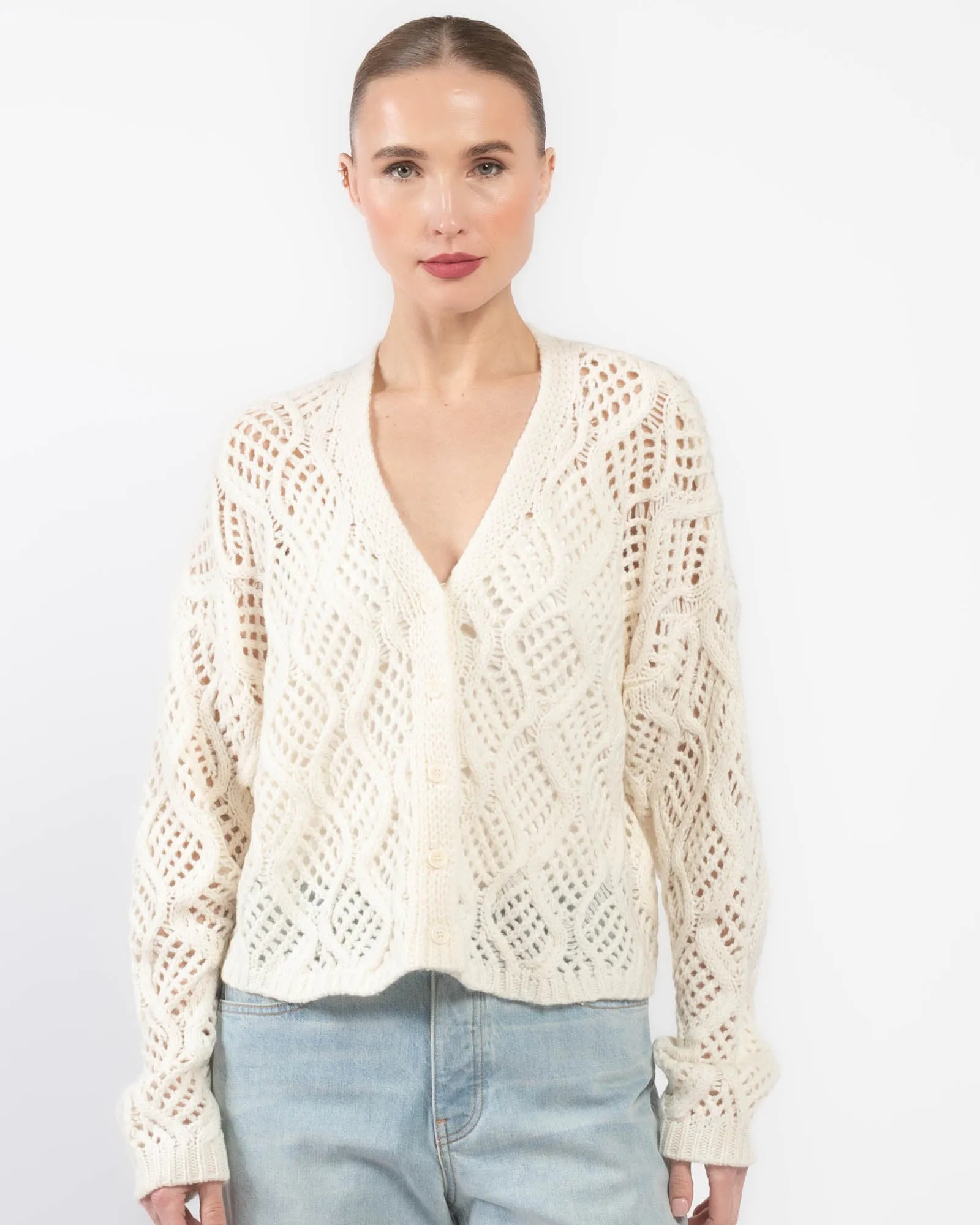 Jolie V-Neck Cardigan sold by TNT Fashion