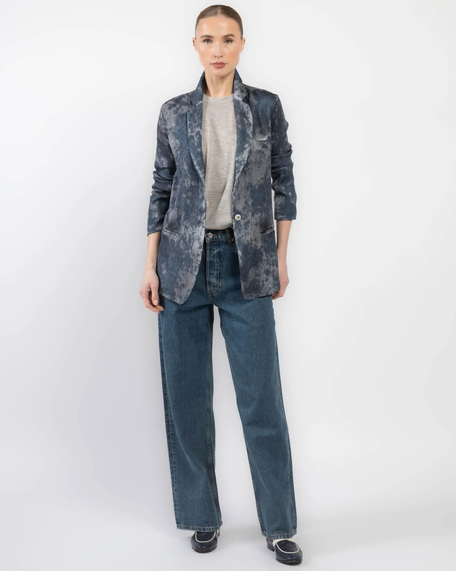 Camo Silk Rever Jacket sold by TNT Fashion product image thumbnail 3