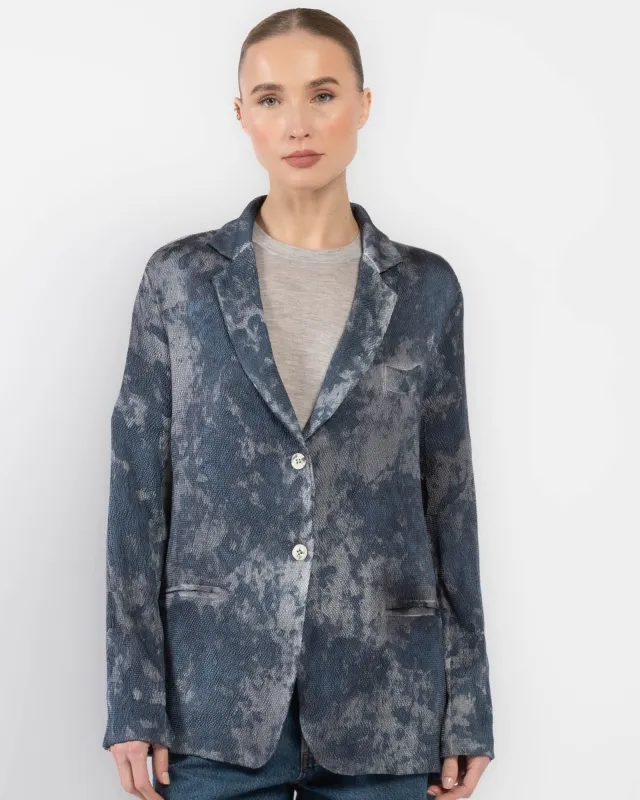 Camo Silk Rever Jacket sold by TNT Fashion