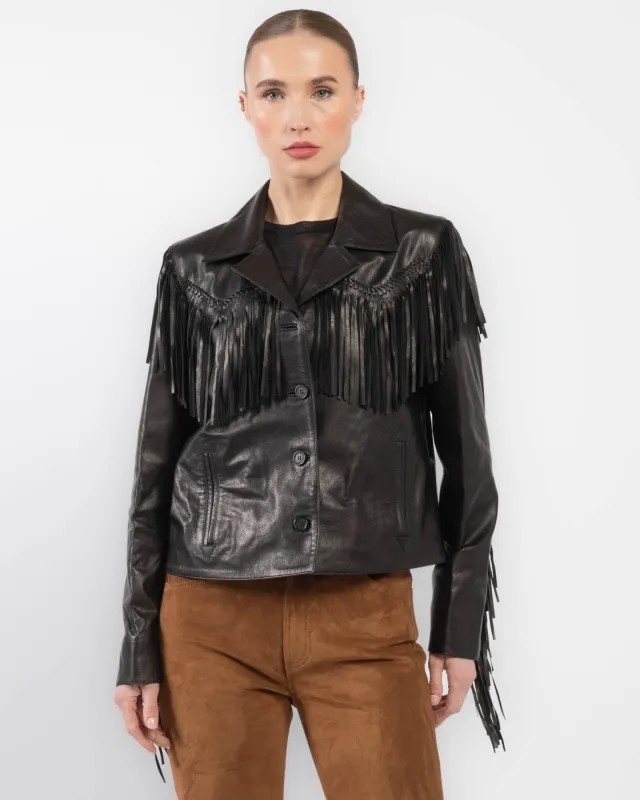 Eloi Leather Jacket sold by TNT Fashion