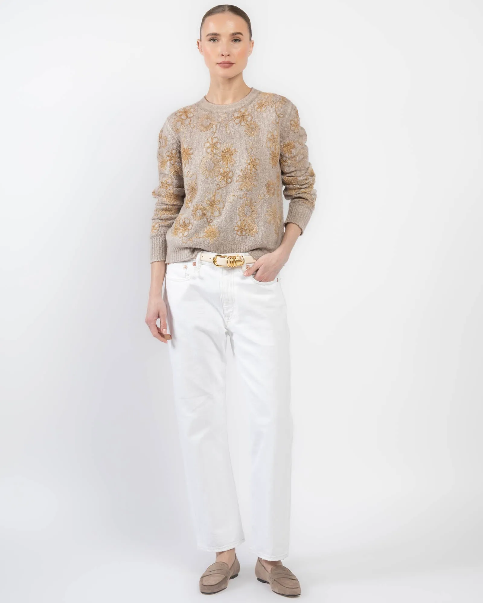Round Neck Sweater sold by TNT Fashion product image thumbnail 3