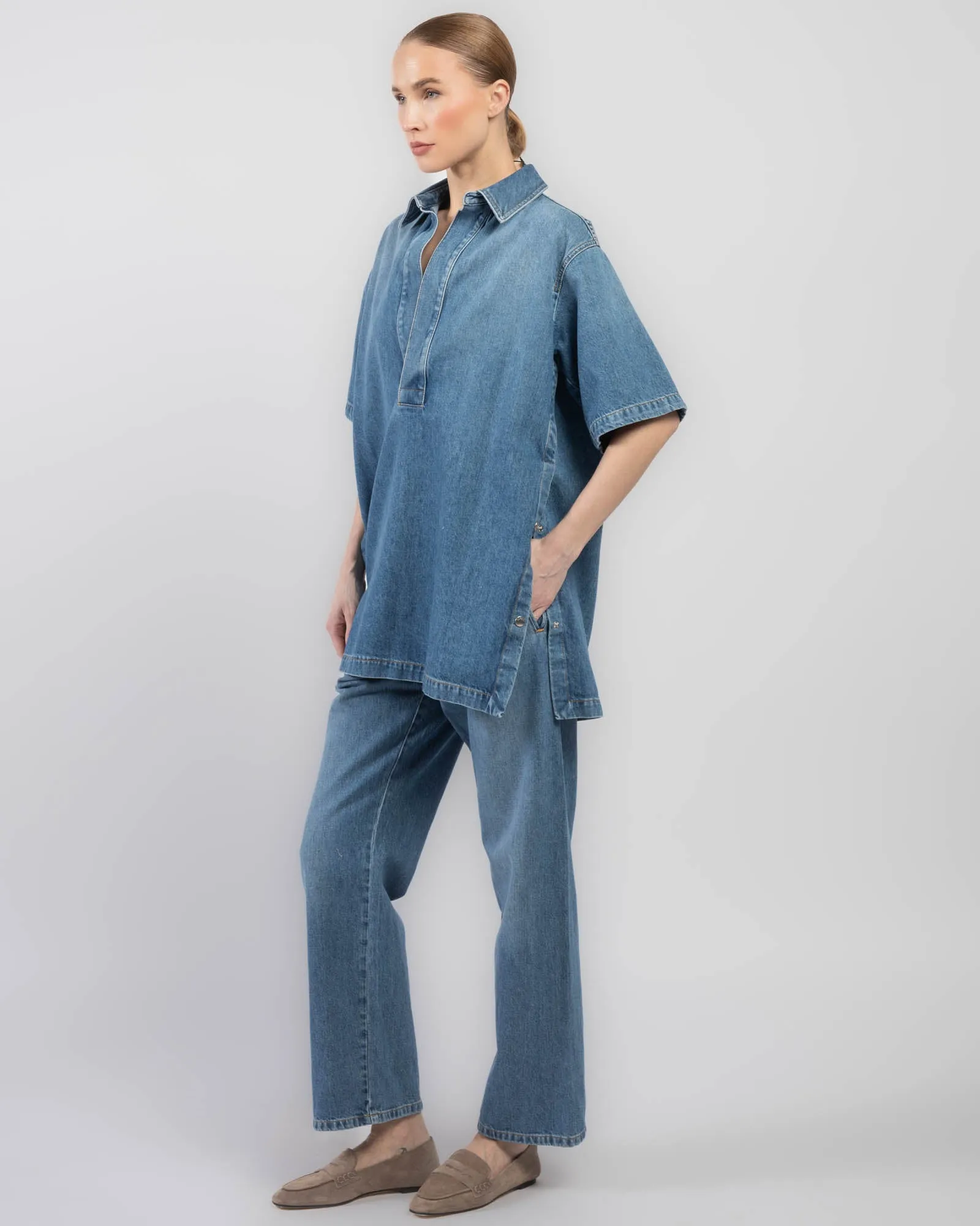 Denim Shirt sold by TNT Fashion product image thumbnail 5