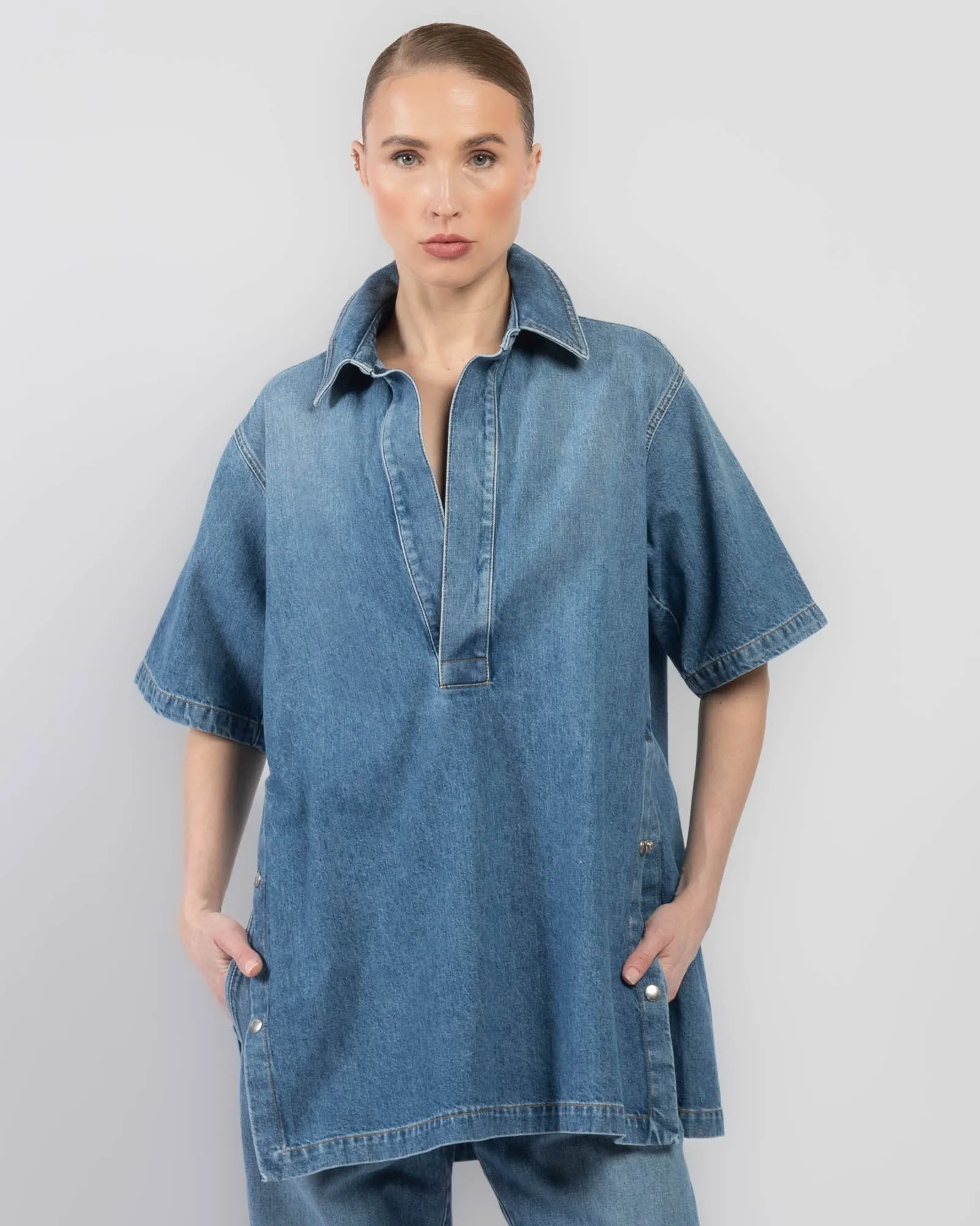 Denim Shirt sold by TNT Fashion product image thumbnail 4
