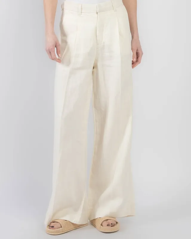 Hepburn Linen Pants sold by TNT Fashion