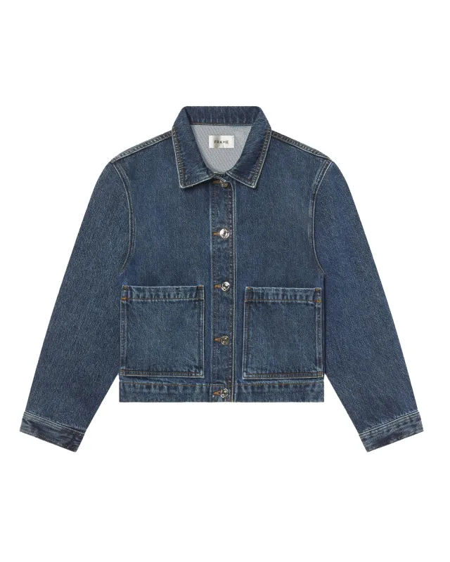 Patch Pocket Denim Jacket sold by TNT Fashion
