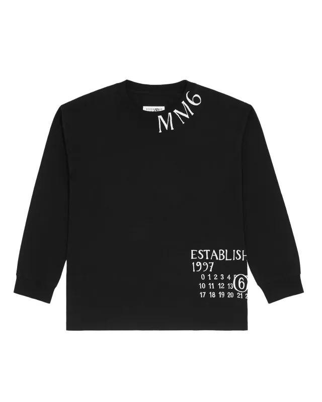 Burnout Handwritten Long Sleeve Tee | Parallel
