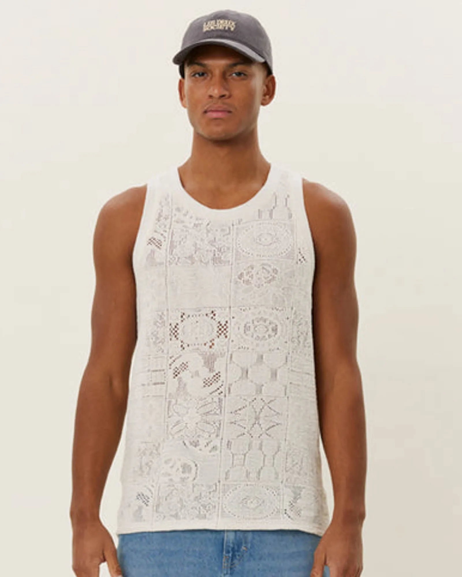 Huxi Lace Tank sold by TNT Fashion
