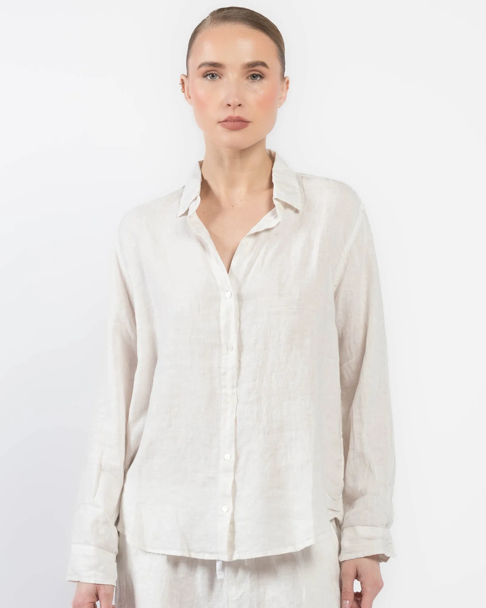 Cleo Wade Linen Shirt sold by TNT Fashion
