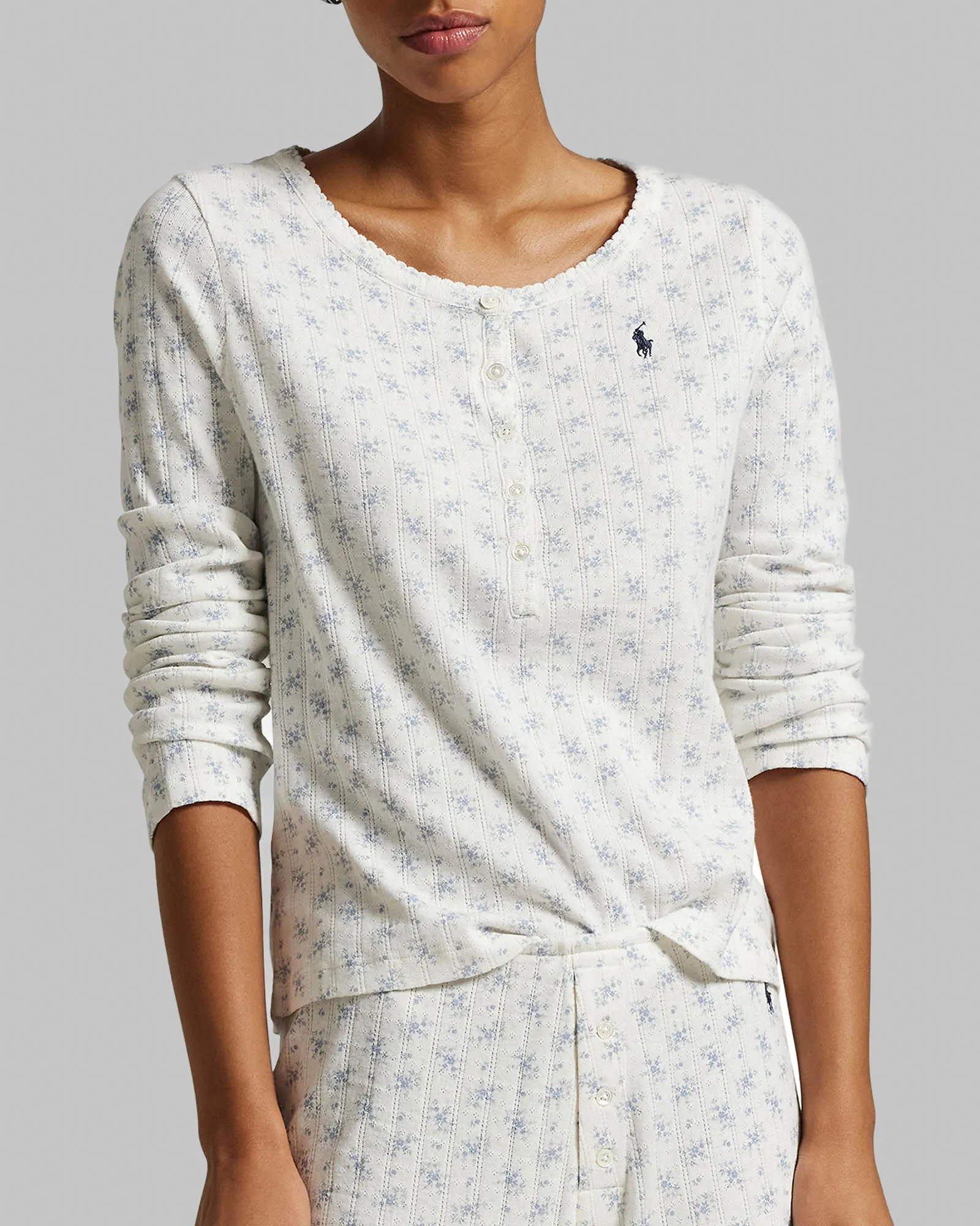 Henley Wide Leg Sleep Set sold by TNT Fashion product image thumbnail 3