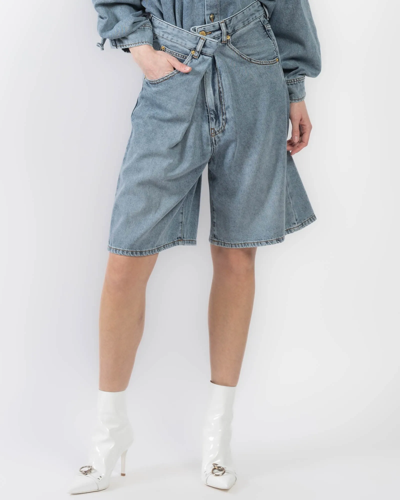 Ines Fold-Over Shorts sold by TNT Fashion