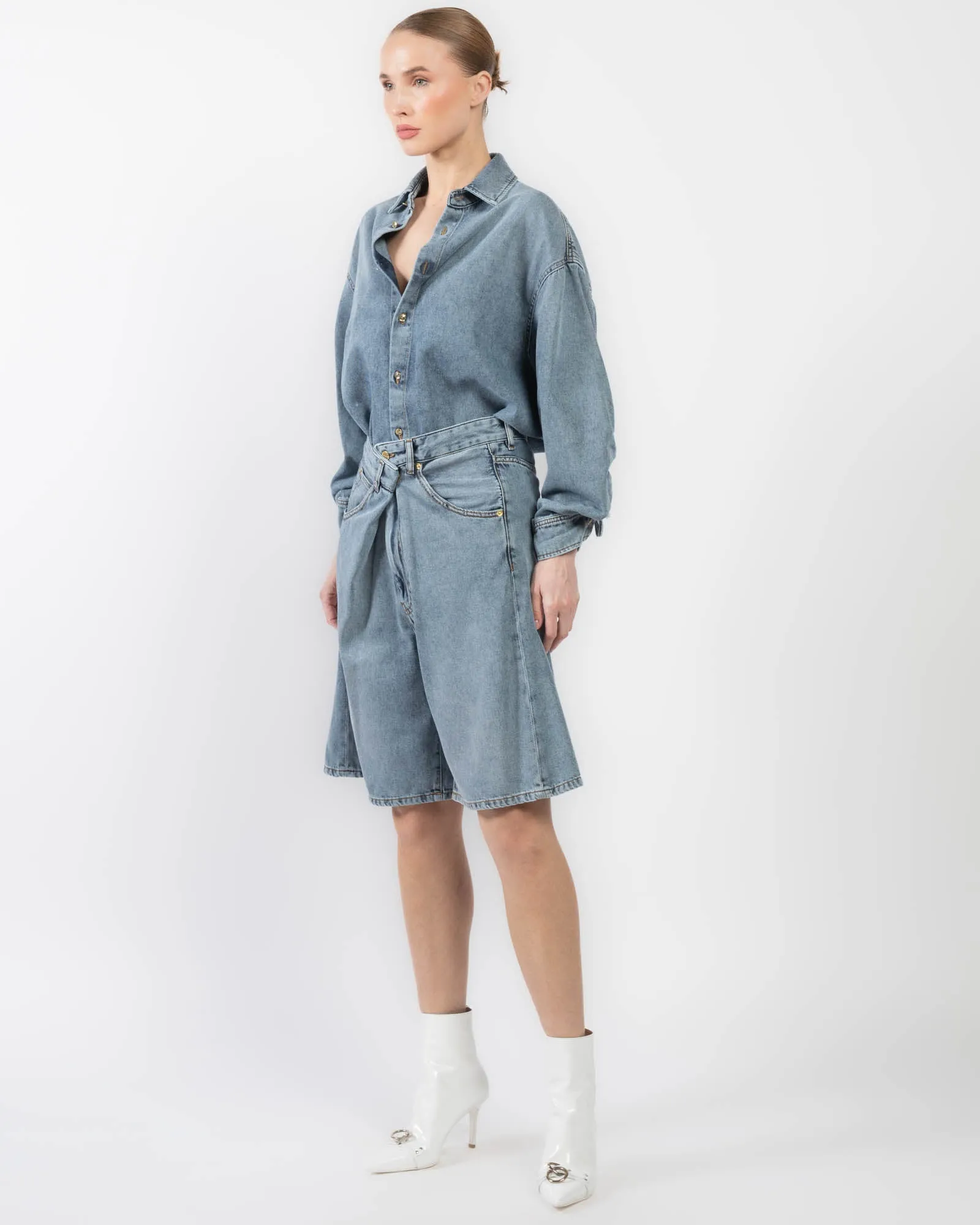 Ines Fold-Over Shorts sold by TNT Fashion product image thumbnail 4