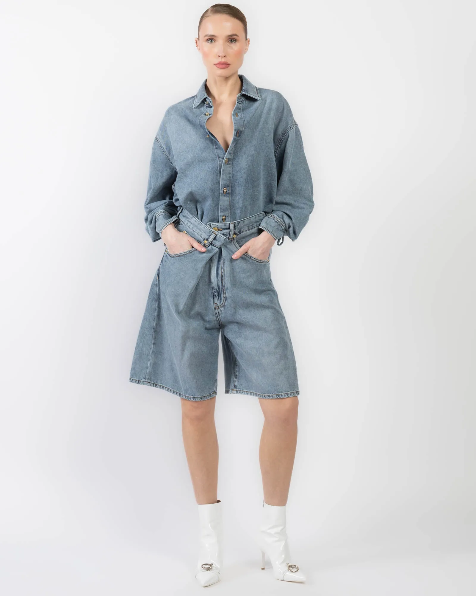 Ines Fold-Over Shorts sold by TNT Fashion product image thumbnail 2