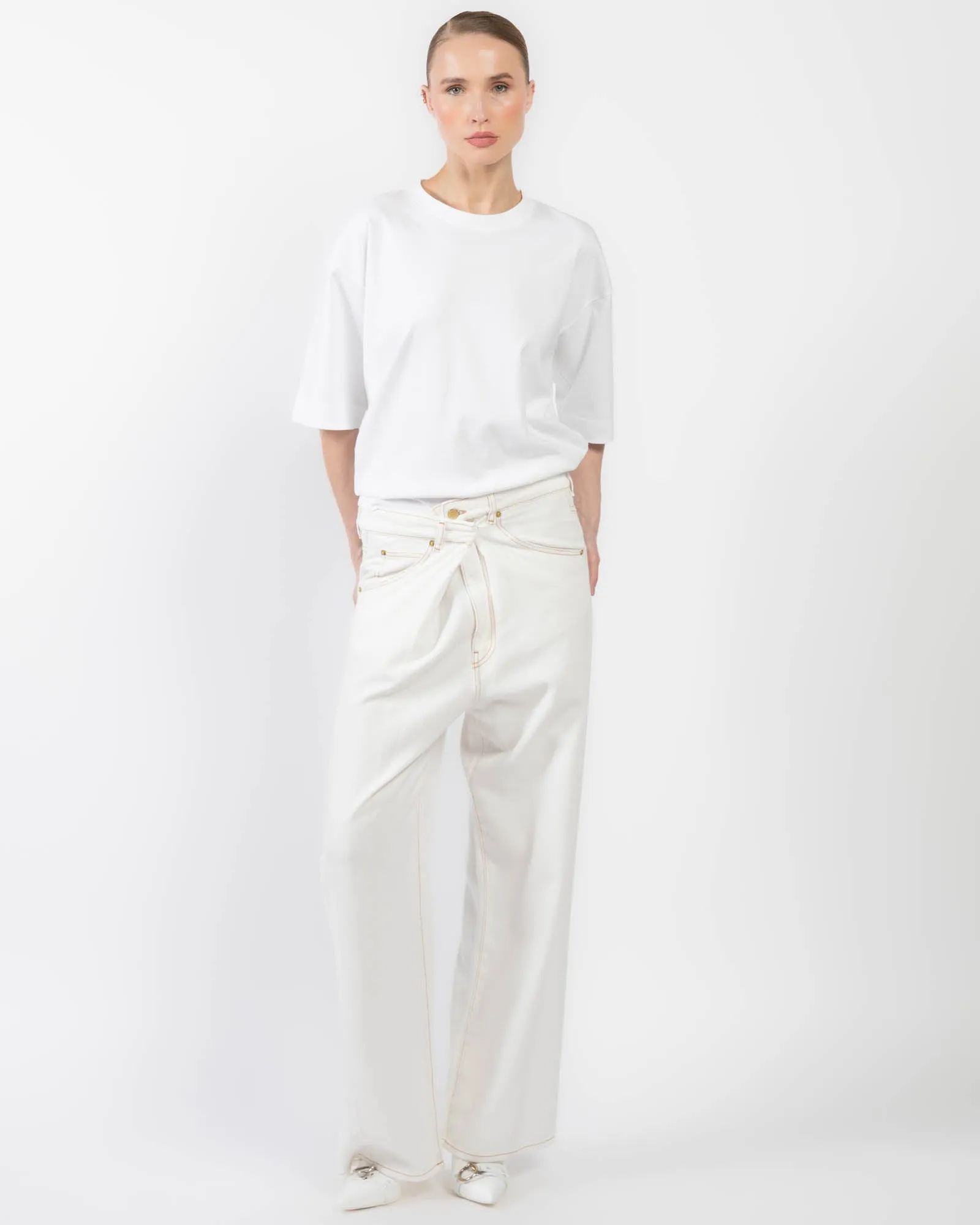 Ines Fold-Over Jeans sold by TNT Fashion product image thumbnail 2