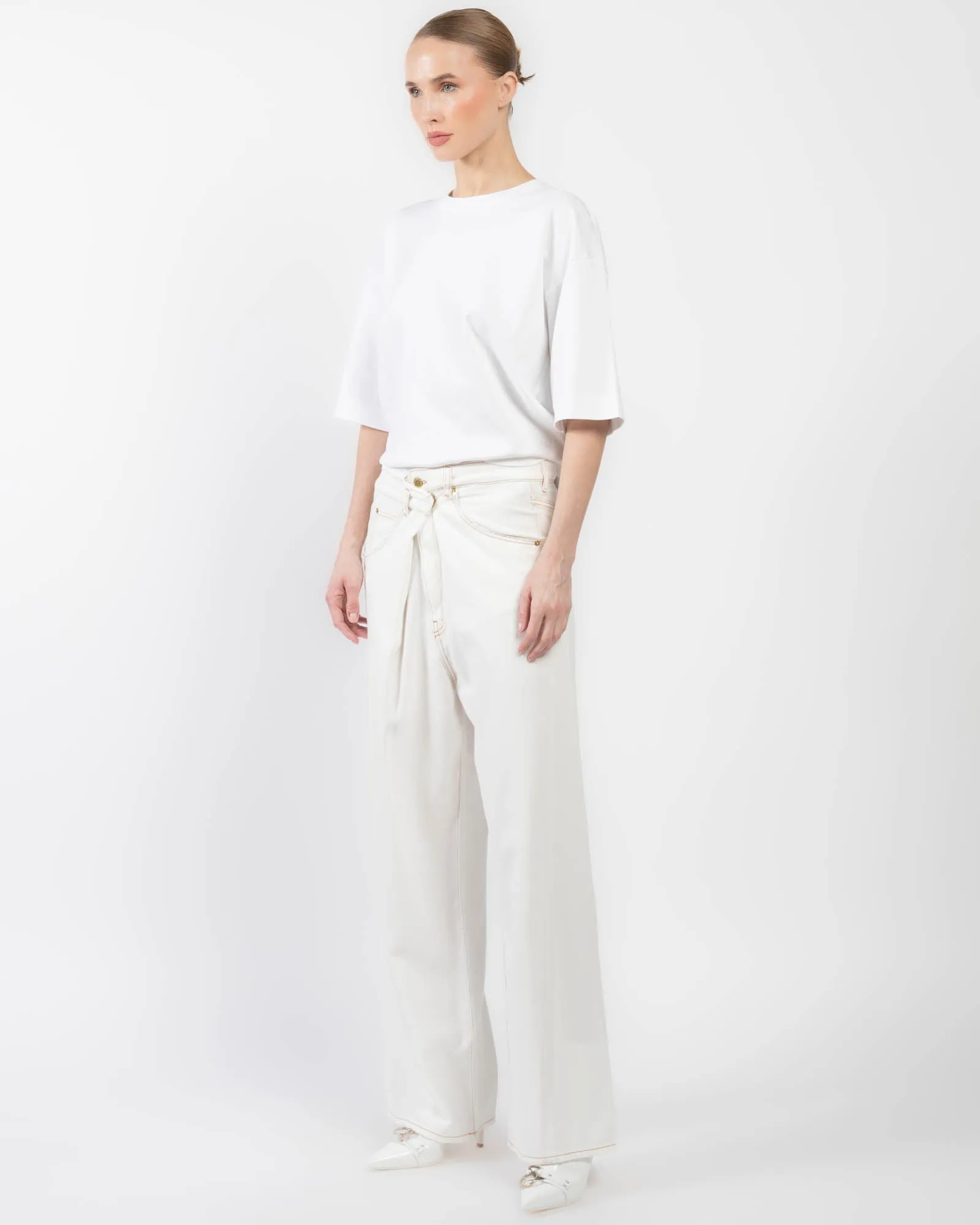 Ines Fold-Over Jeans sold by TNT Fashion product image thumbnail 4