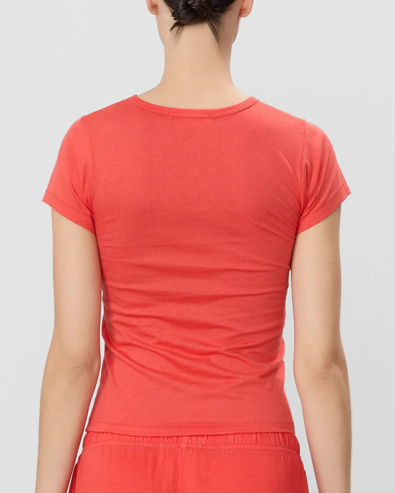 Fitted Crewneck Short Sleeve Tee sold by TNT Fashion product image thumbnail 2