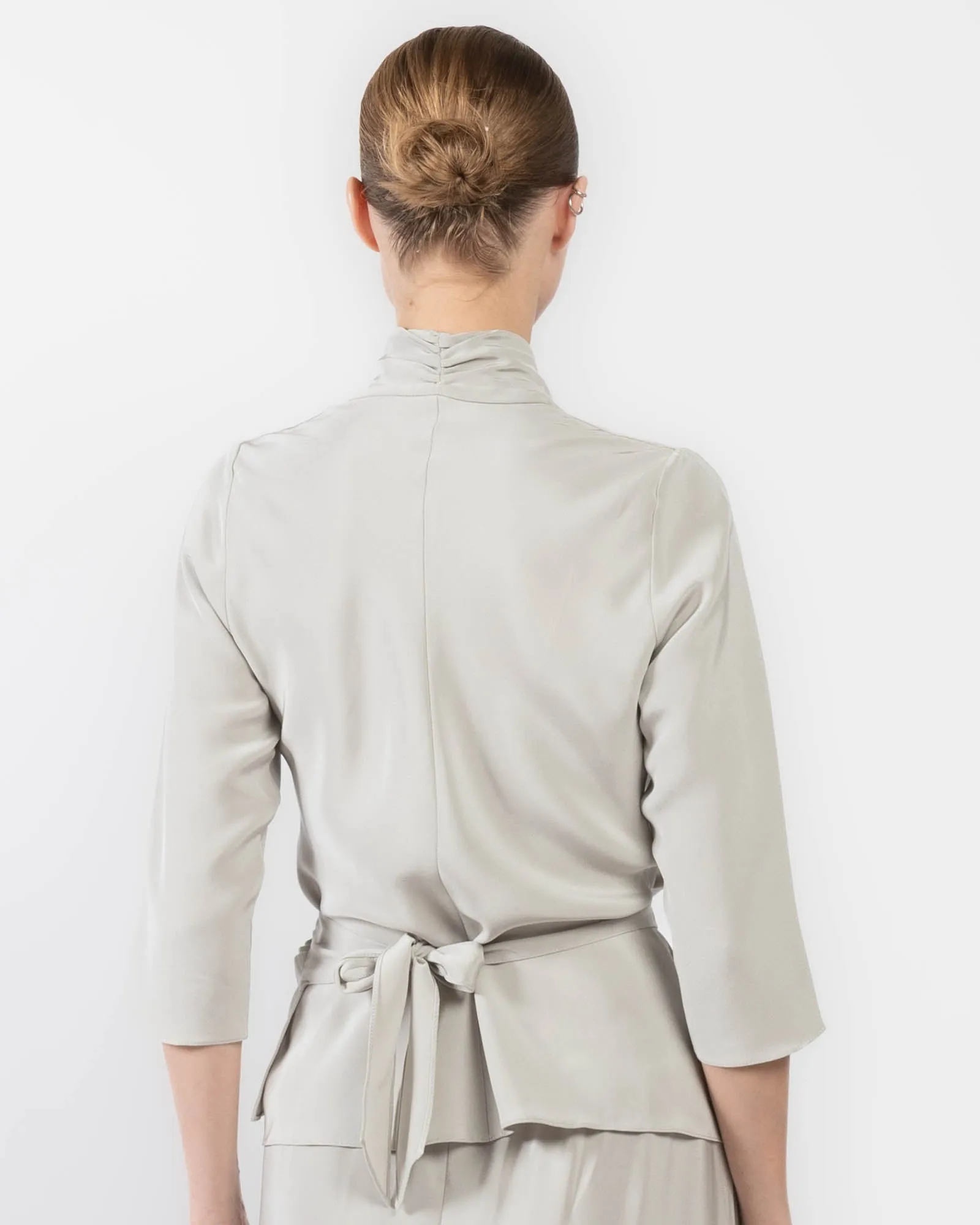 3/4 Sleeve Wrap Top sold by TNT Fashion product image thumbnail 3