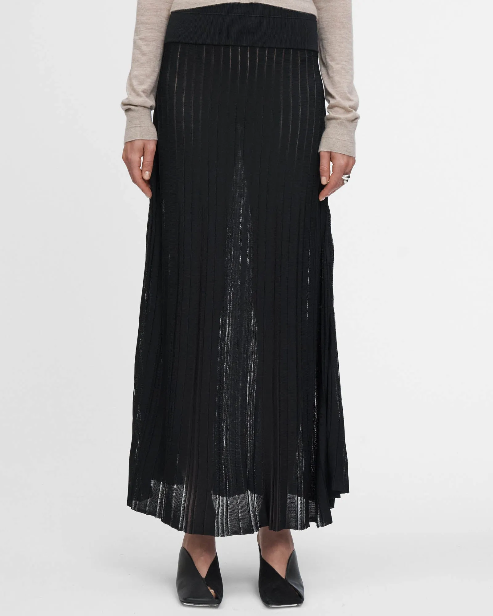 Variegated Pleat Skirt sold by TNT Fashion