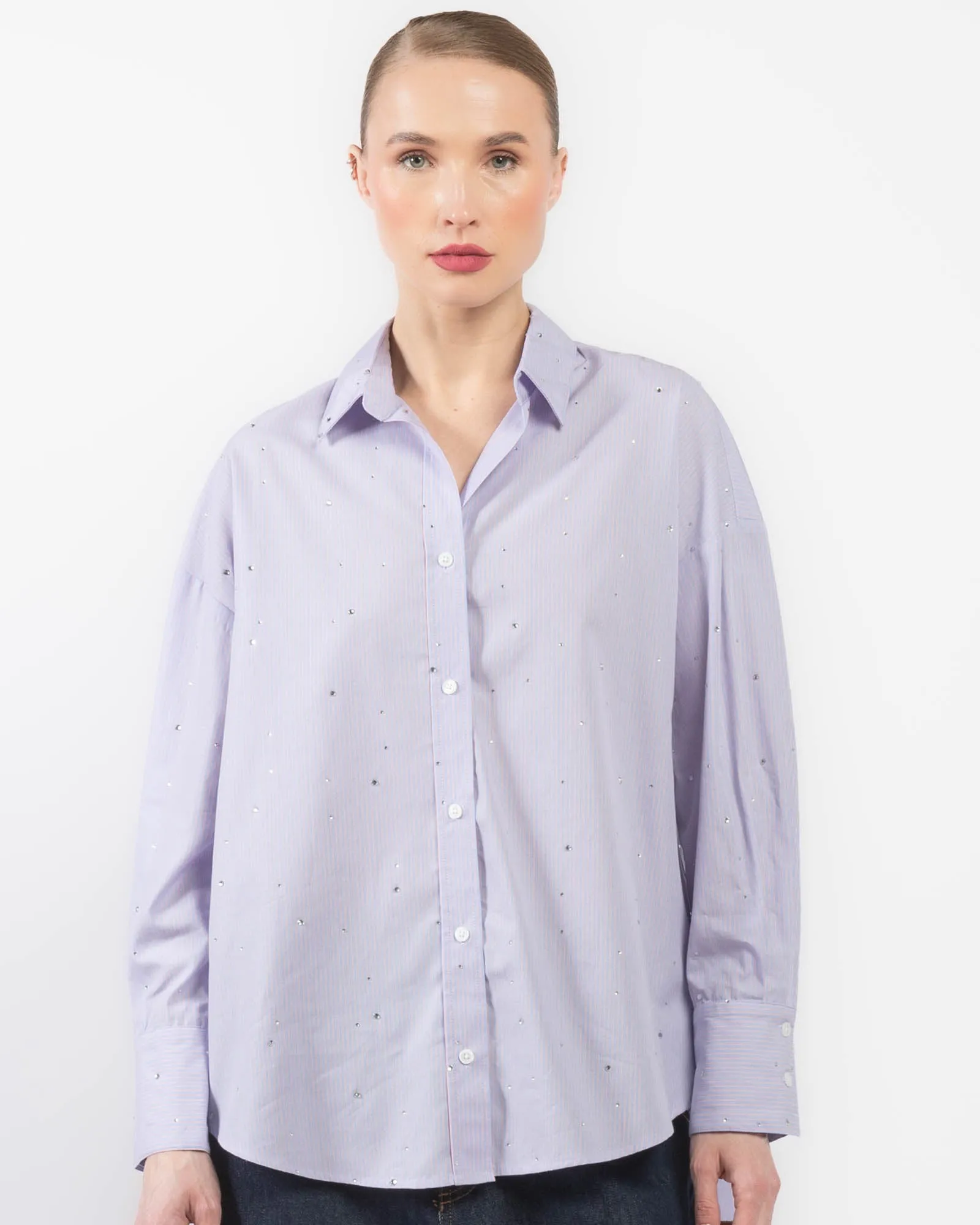 Frankie Crystal Shirt sold by TNT Fashion