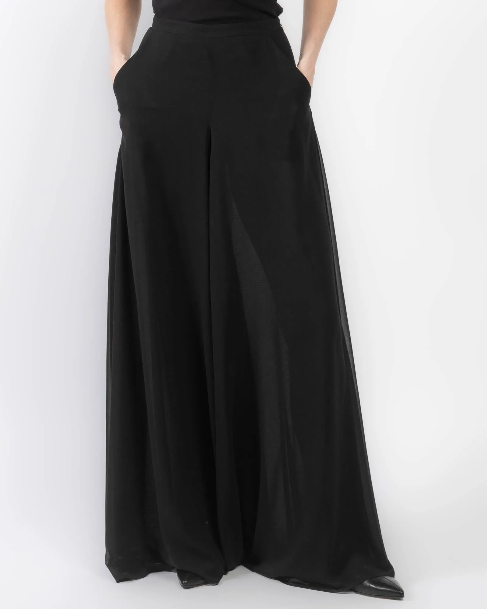 Georgette Wide Leg Pant sold by TNT Fashion