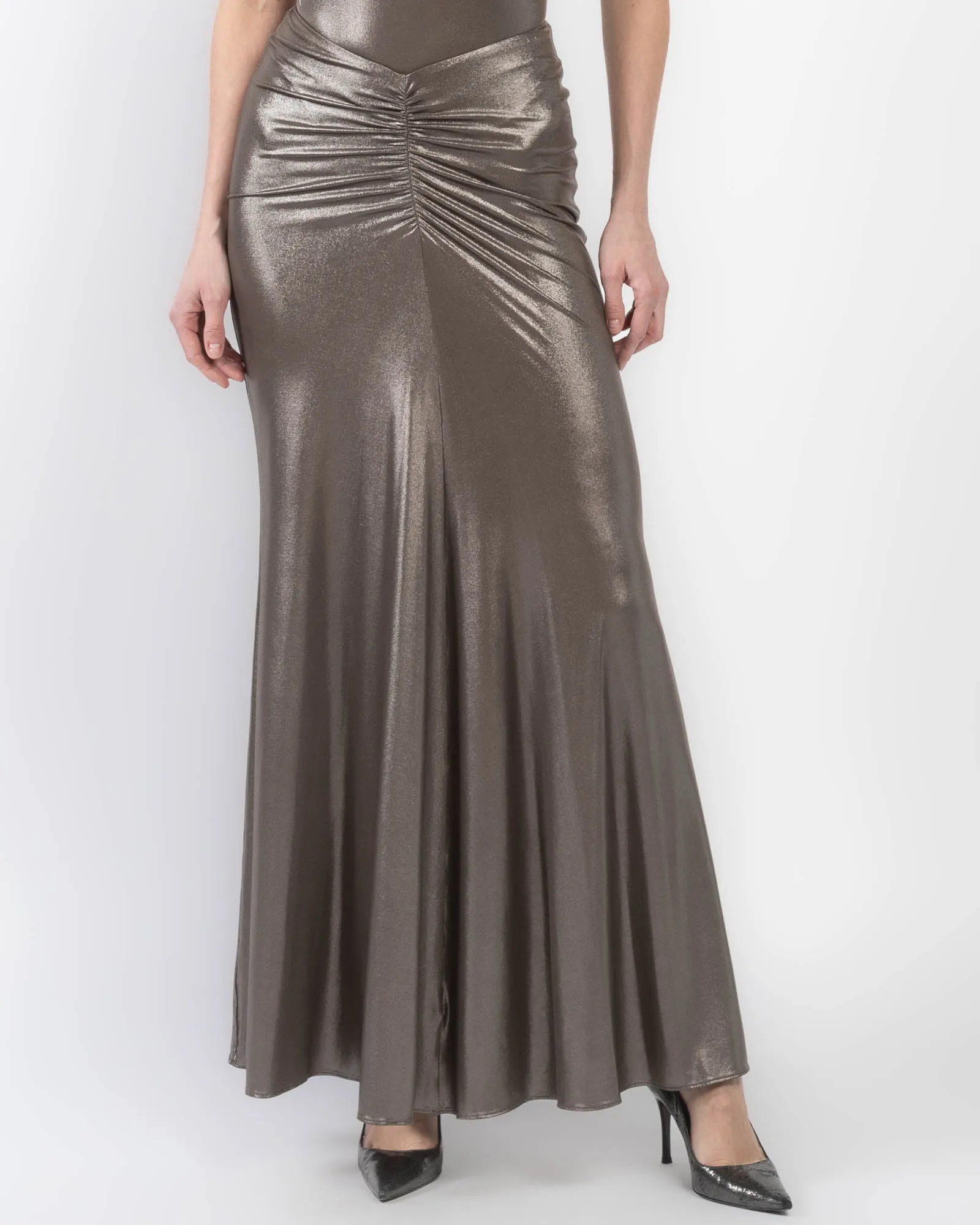 Ruched Maxi Skirt sold by TNT Fashion