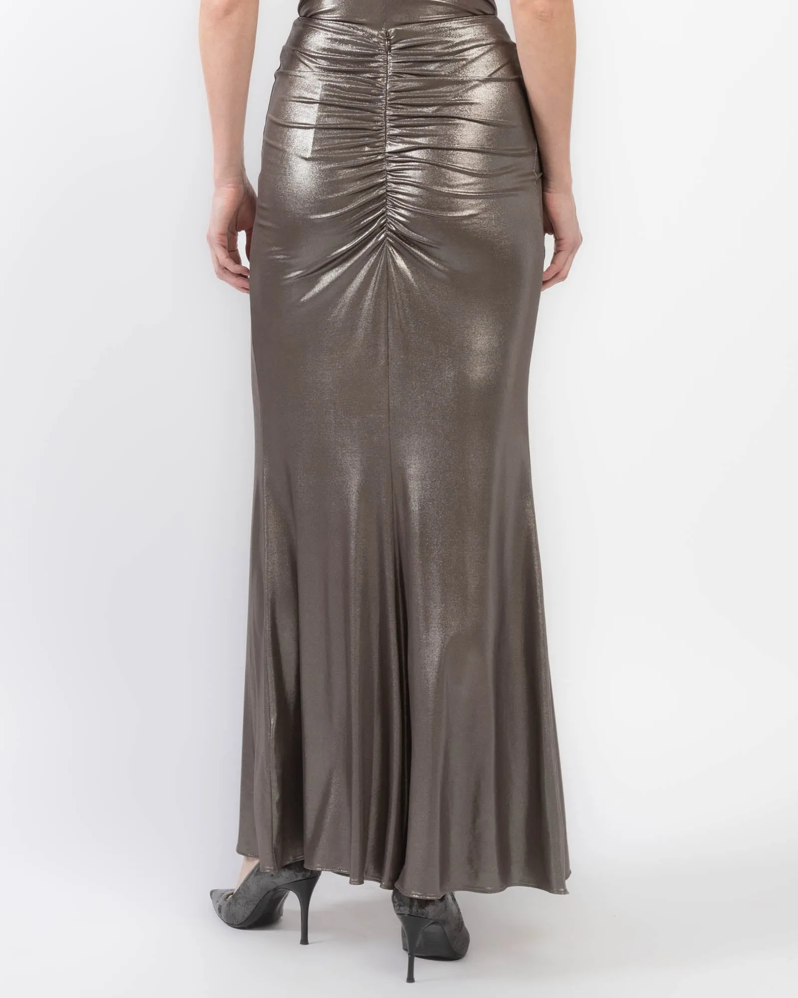 Ruched Maxi Skirt sold by TNT Fashion product image thumbnail 3