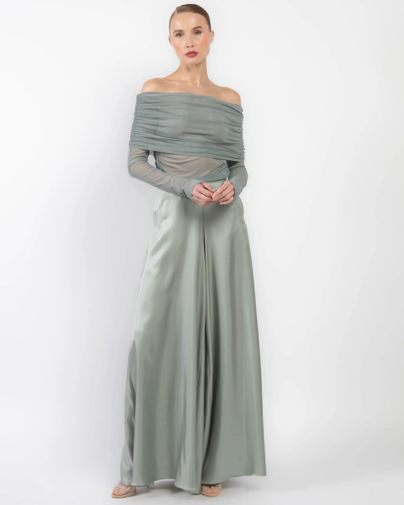 Mesh Off-Shoulder Top sold by TNT Fashion product image thumbnail 2