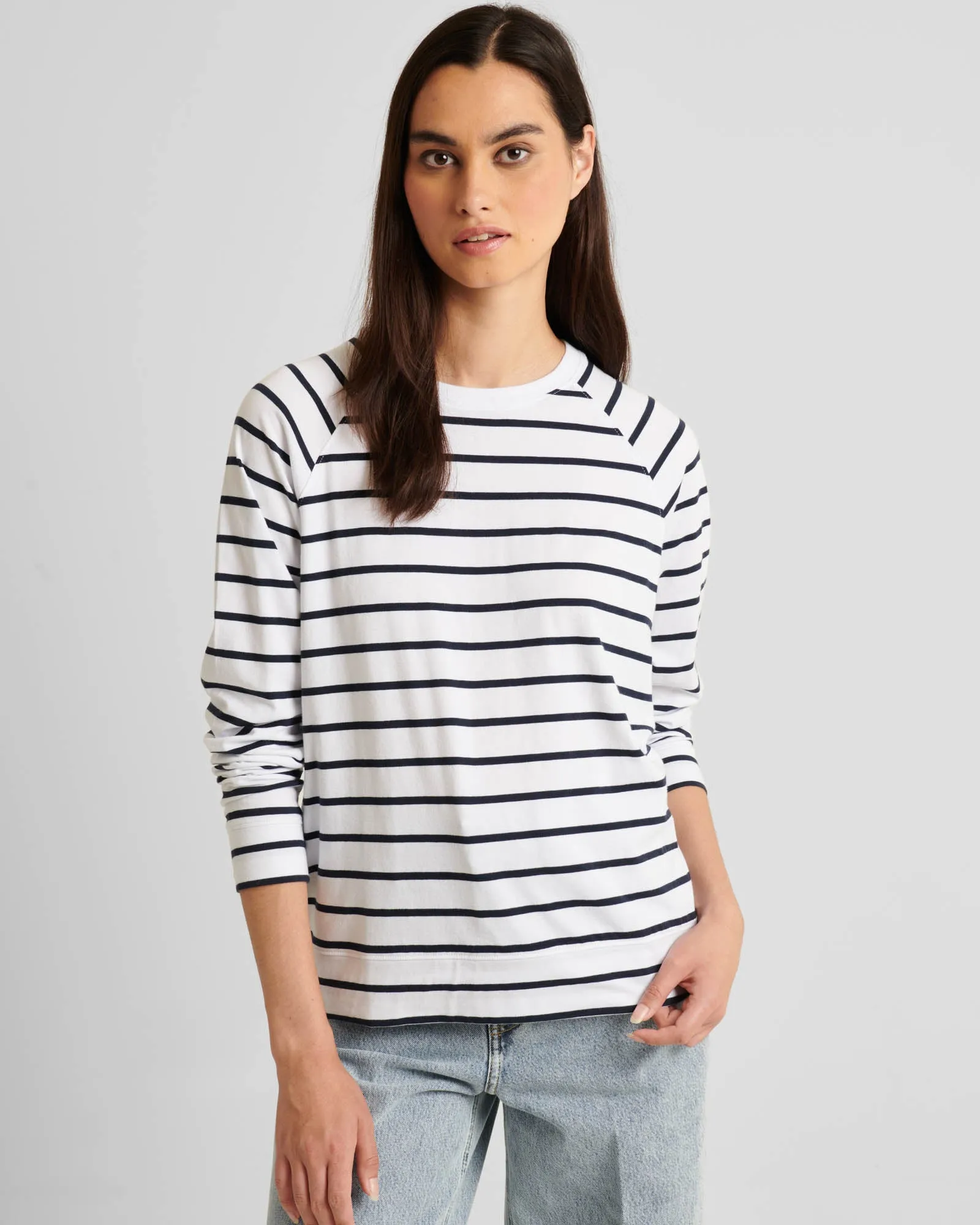 Oversized Stripe Sweatshirt sold by TNT Fashion product image thumbnail 3