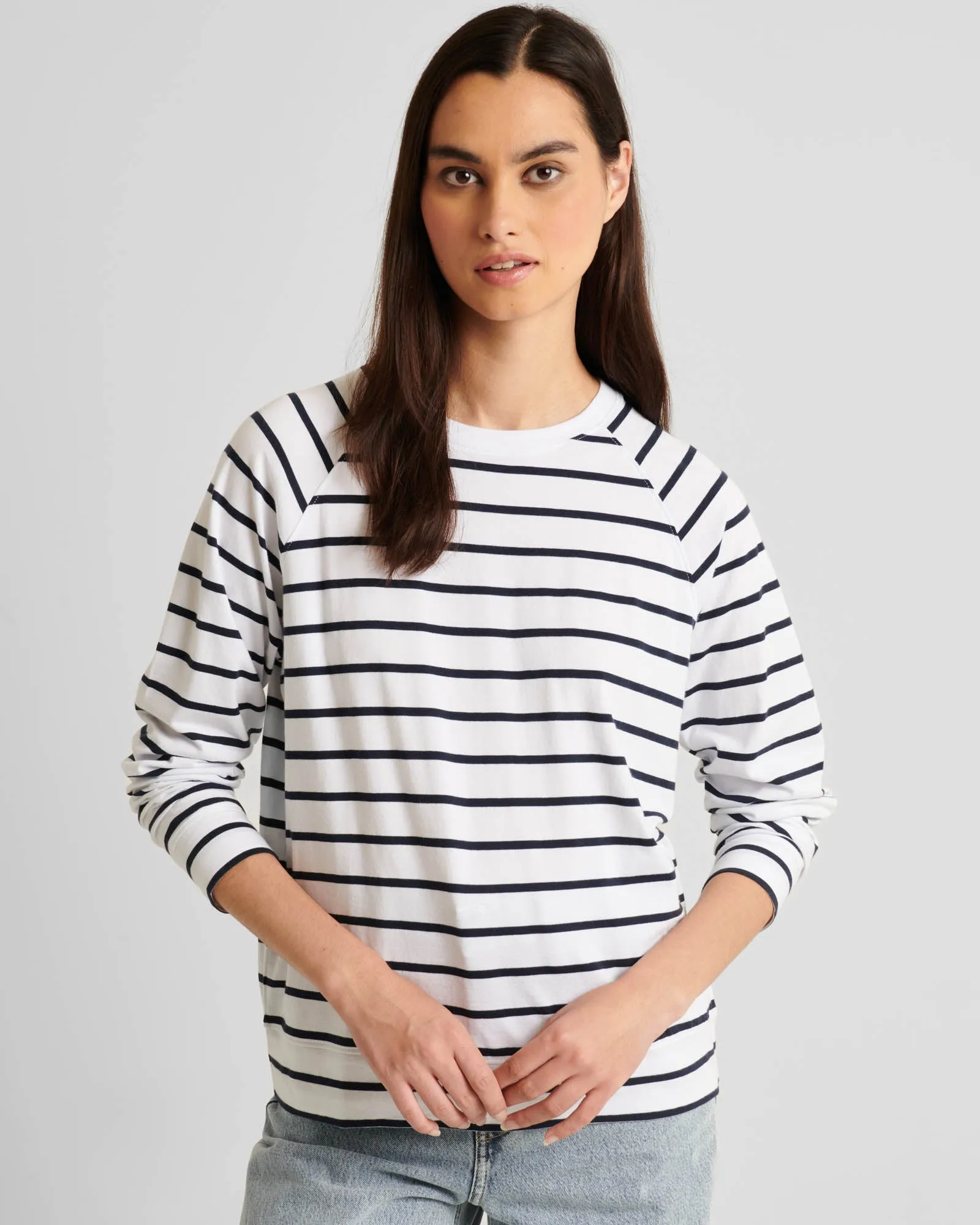 Oversized Stripe Sweatshirt sold by TNT Fashion product image thumbnail 2