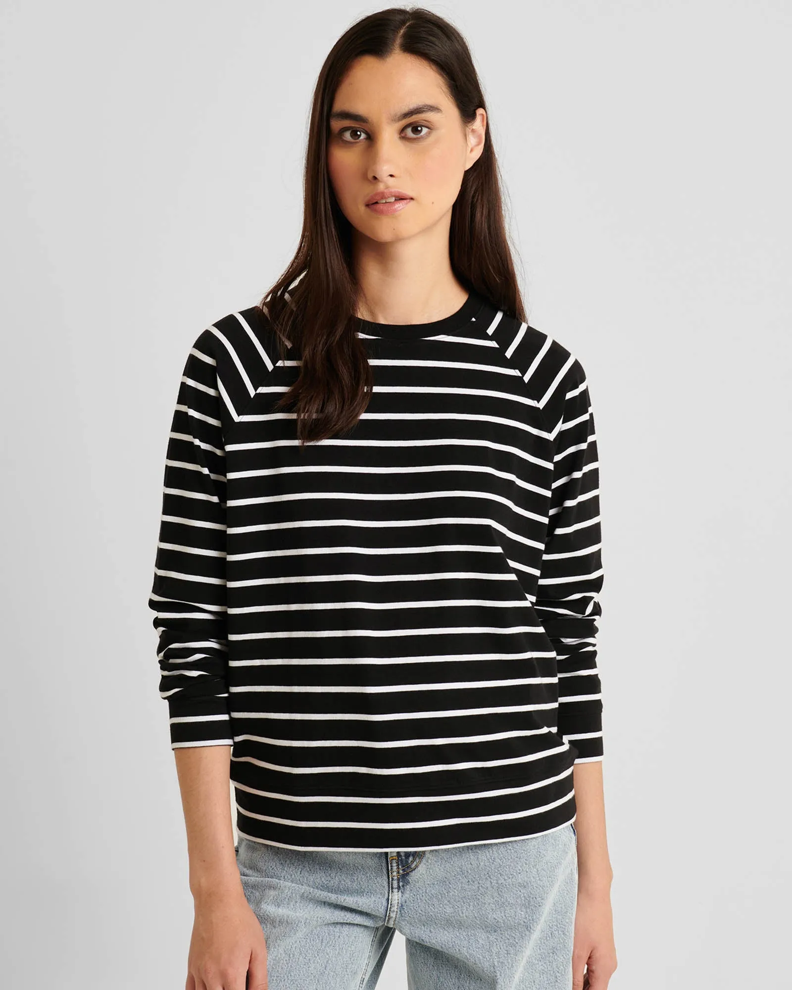 Oversized Stripe Sweatshirt sold by TNT Fashion