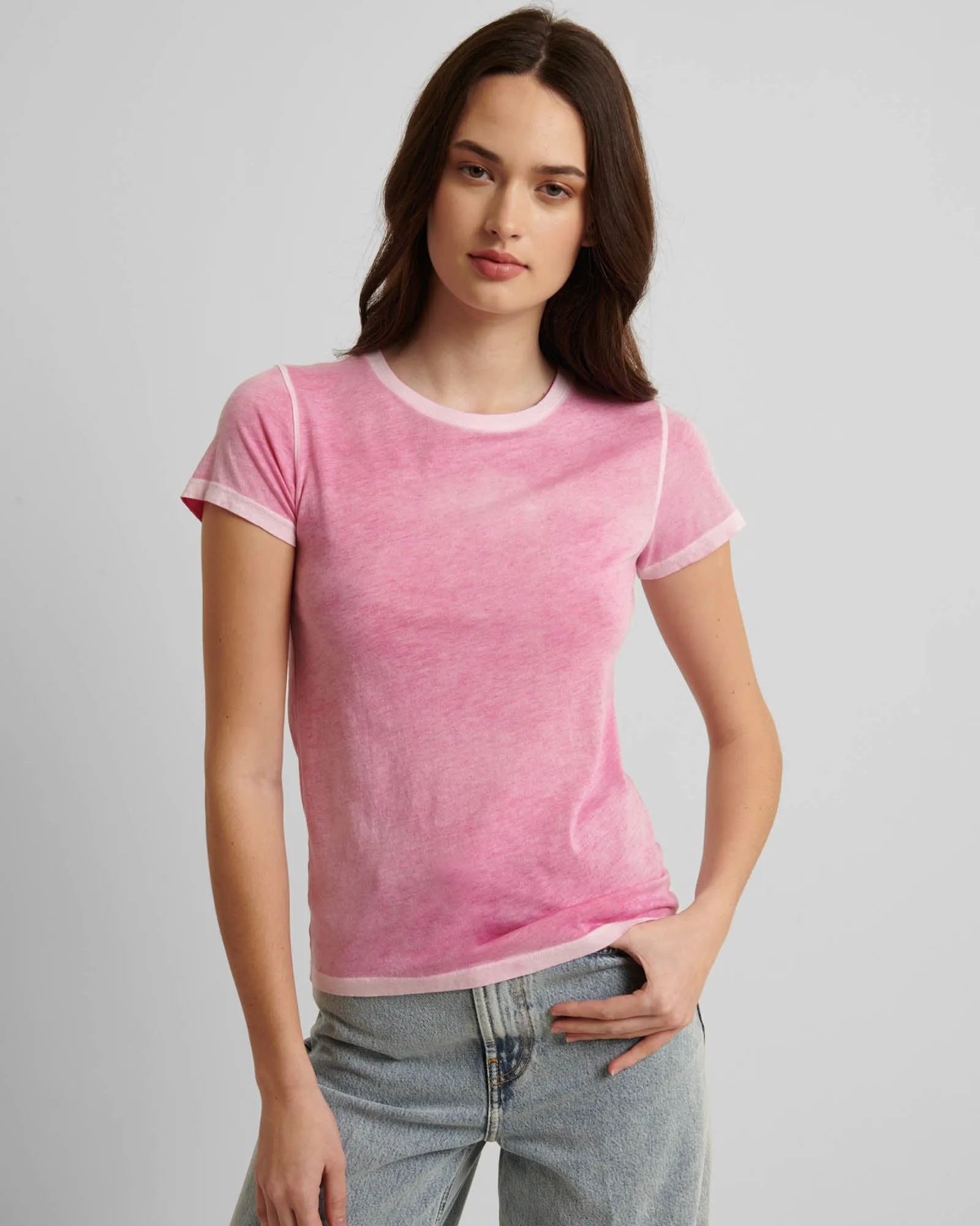 Short Sleeve Classic Spray Crewneck Tee sold by TNT Fashion product image thumbnail 2