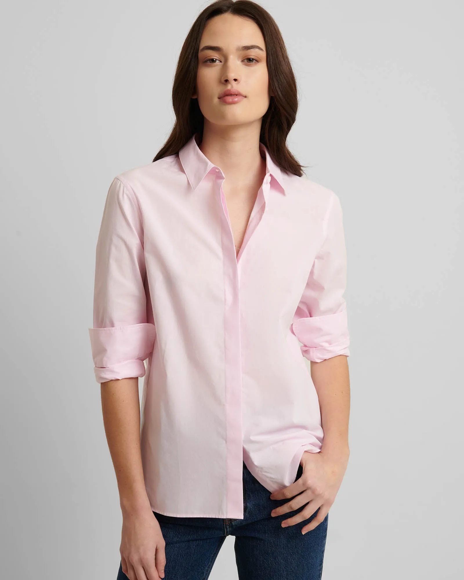 Long Sleeve Solid Relax Shirt sold by TNT Fashion product image thumbnail 3
