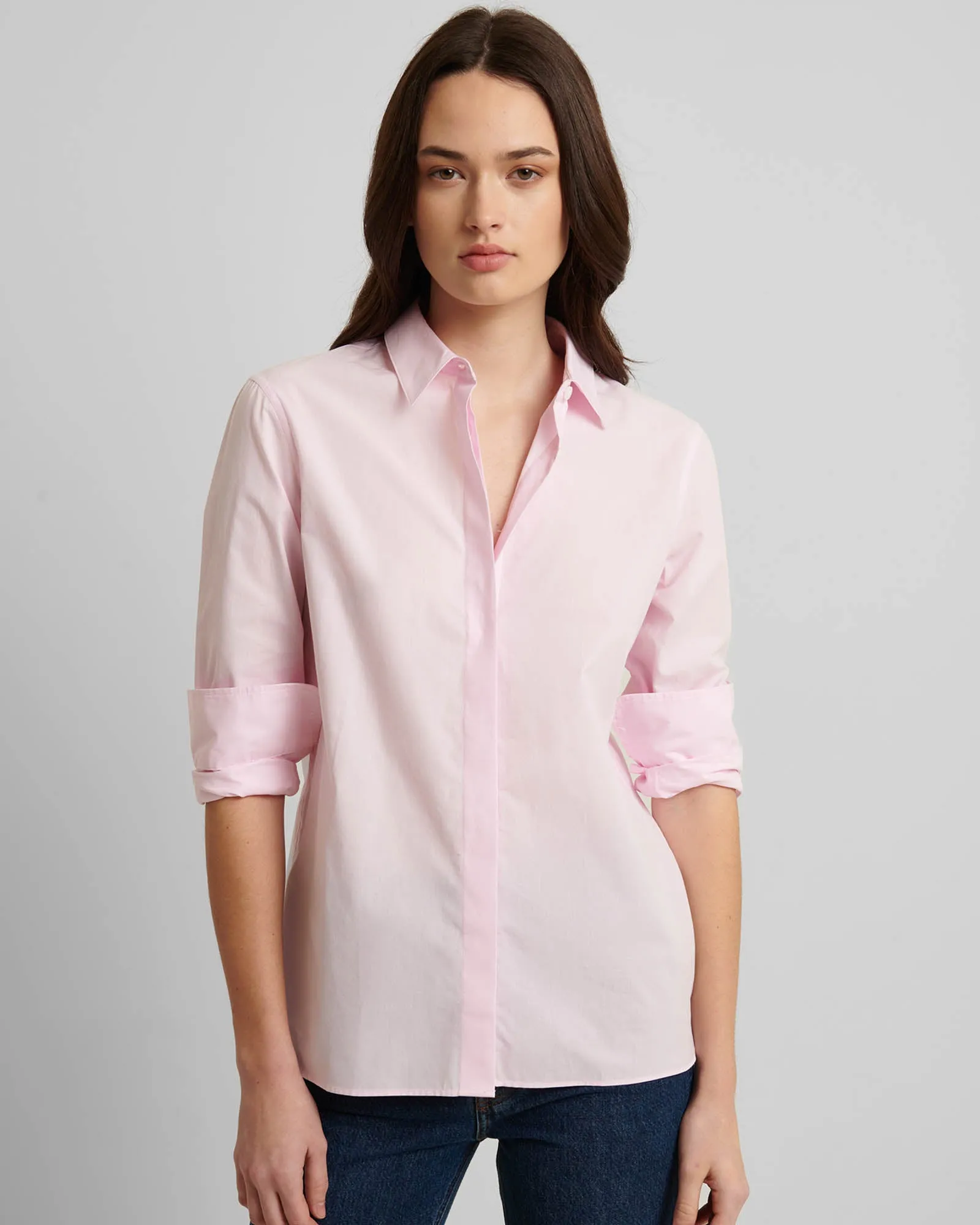 Long Sleeve Solid Relax Shirt sold by TNT Fashion product image thumbnail 2