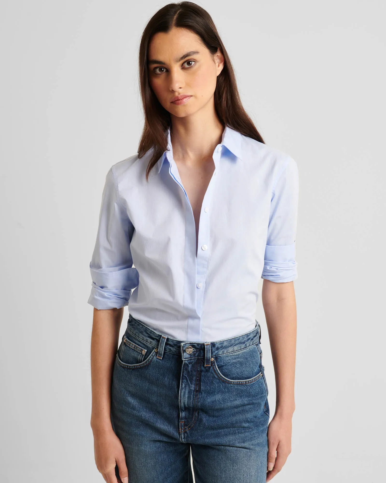 Long Sleeve Solid Relax Shirt sold by TNT Fashion product image thumbnail 3