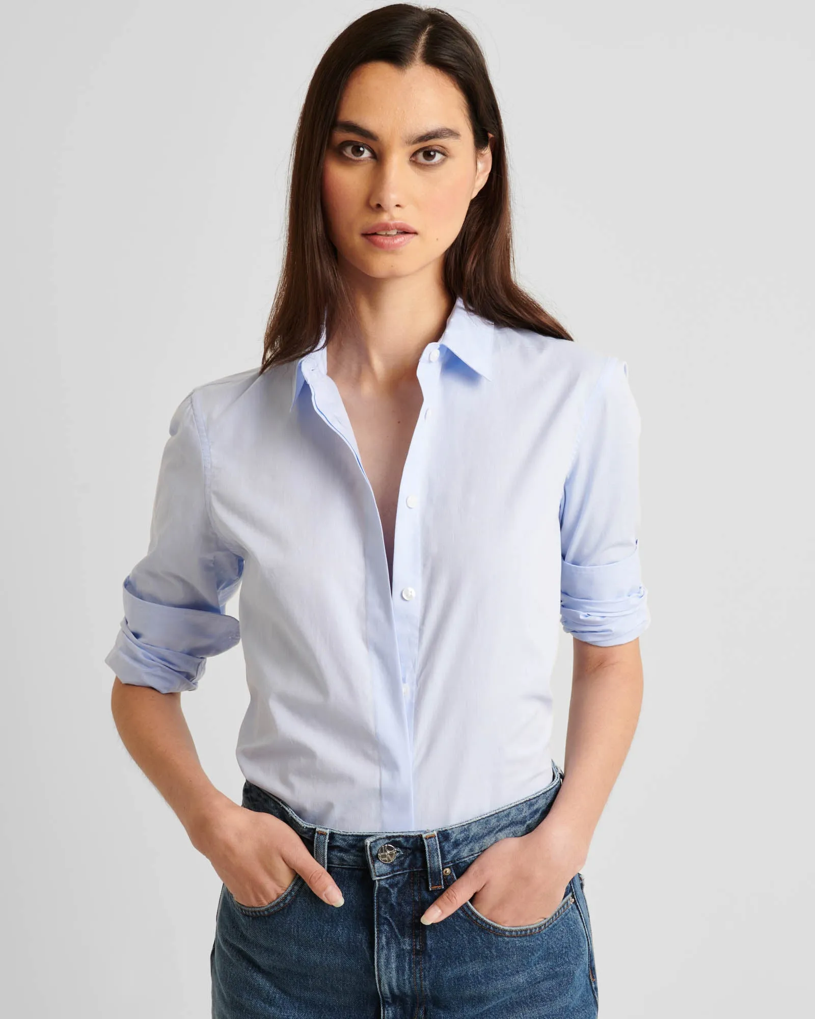 Long Sleeve Solid Relax Shirt sold by TNT Fashion