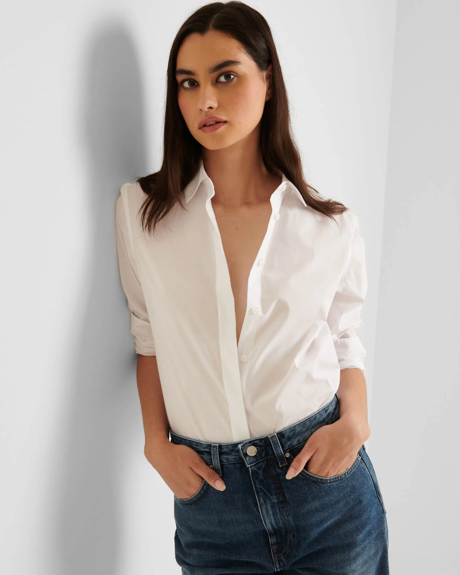 Long Sleeve Solid Relax Shirt sold by TNT Fashion product image thumbnail 3