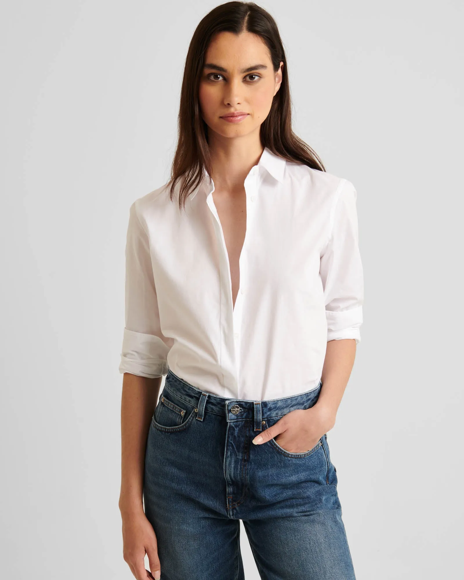 Long Sleeve Solid Relax Shirt sold by TNT Fashion product image thumbnail 2