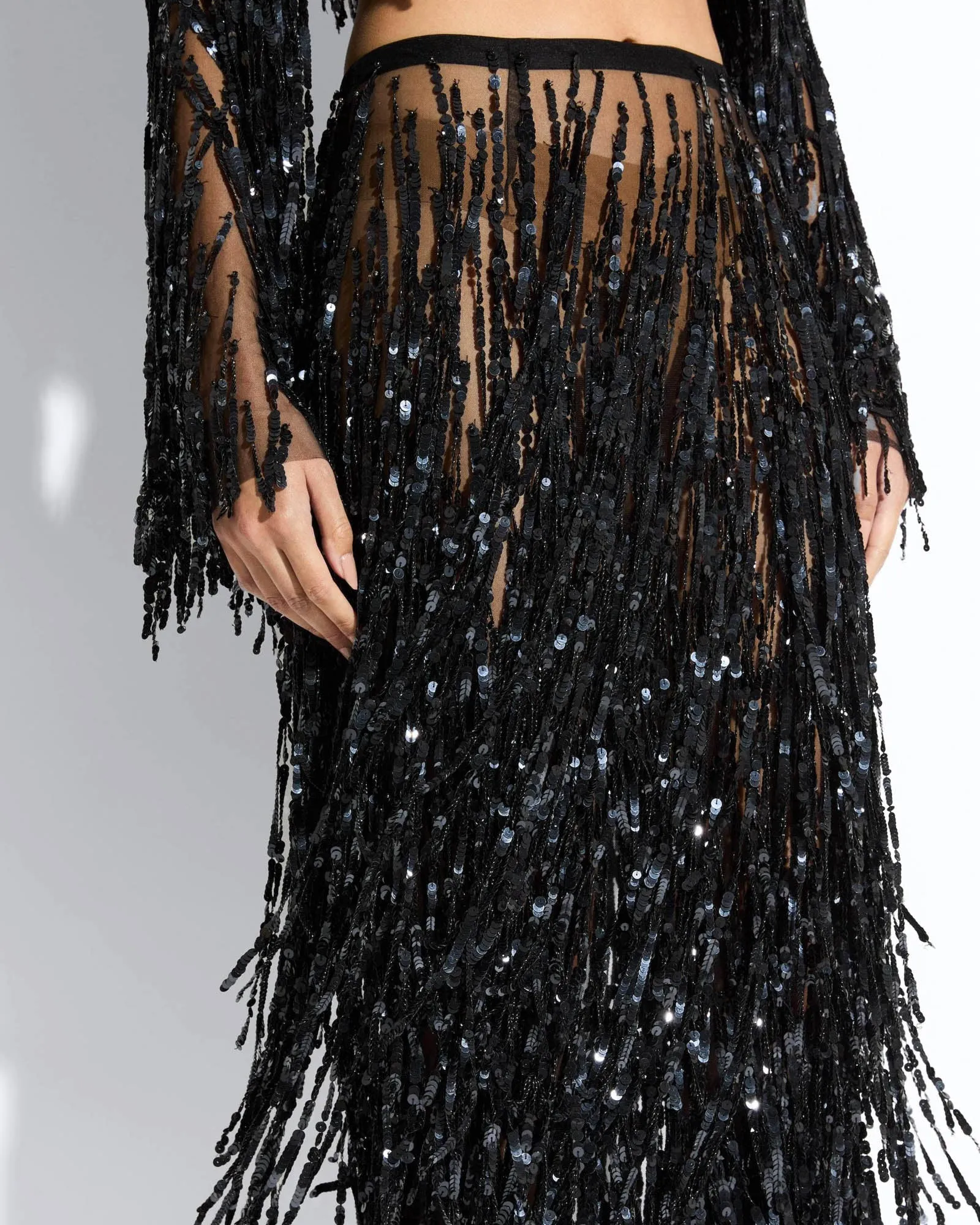 Fringe Sequin Skirt sold by TNT Fashion product image thumbnail 4