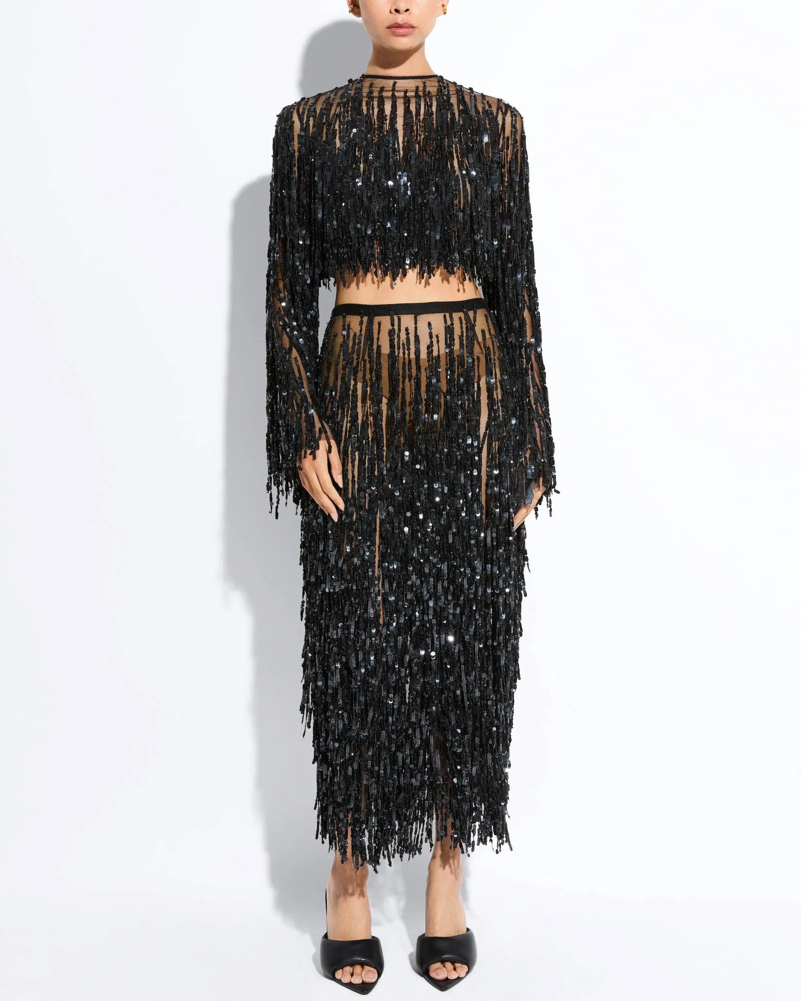Fringe Sequin Skirt sold by TNT Fashion product image thumbnail 2