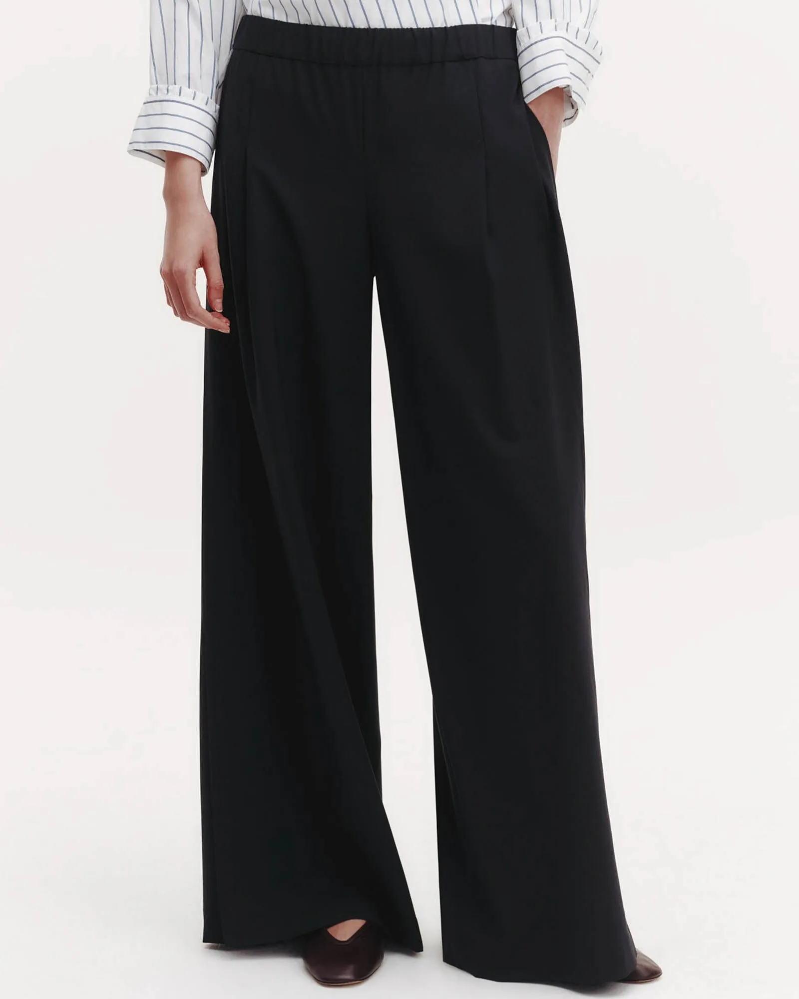 Eva Tux Pleat Pants sold by TNT Fashion
