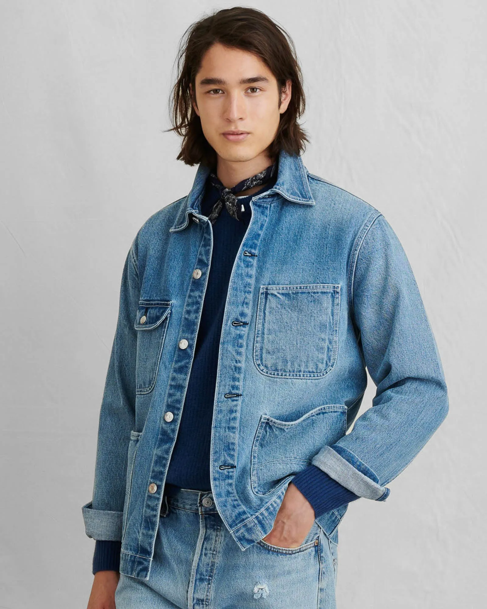 Vintage Denim Work Jacket sold by TNT Fashion