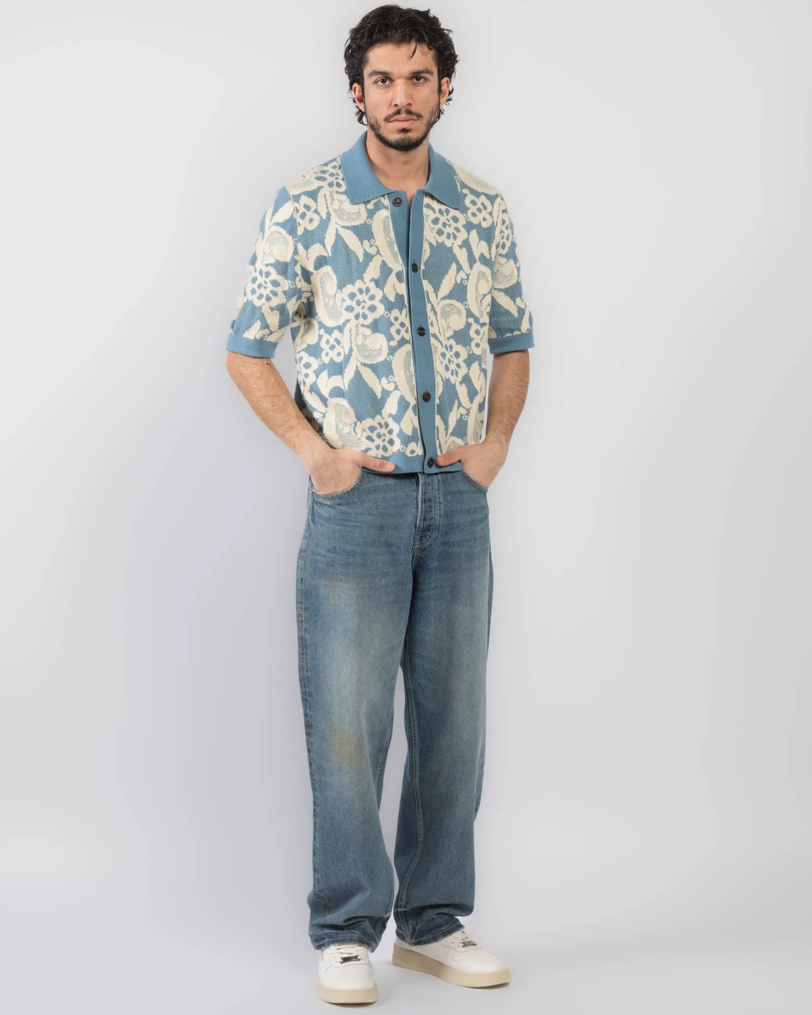 Floral Jacquard Shirt sold by TNT Fashion product image thumbnail 2