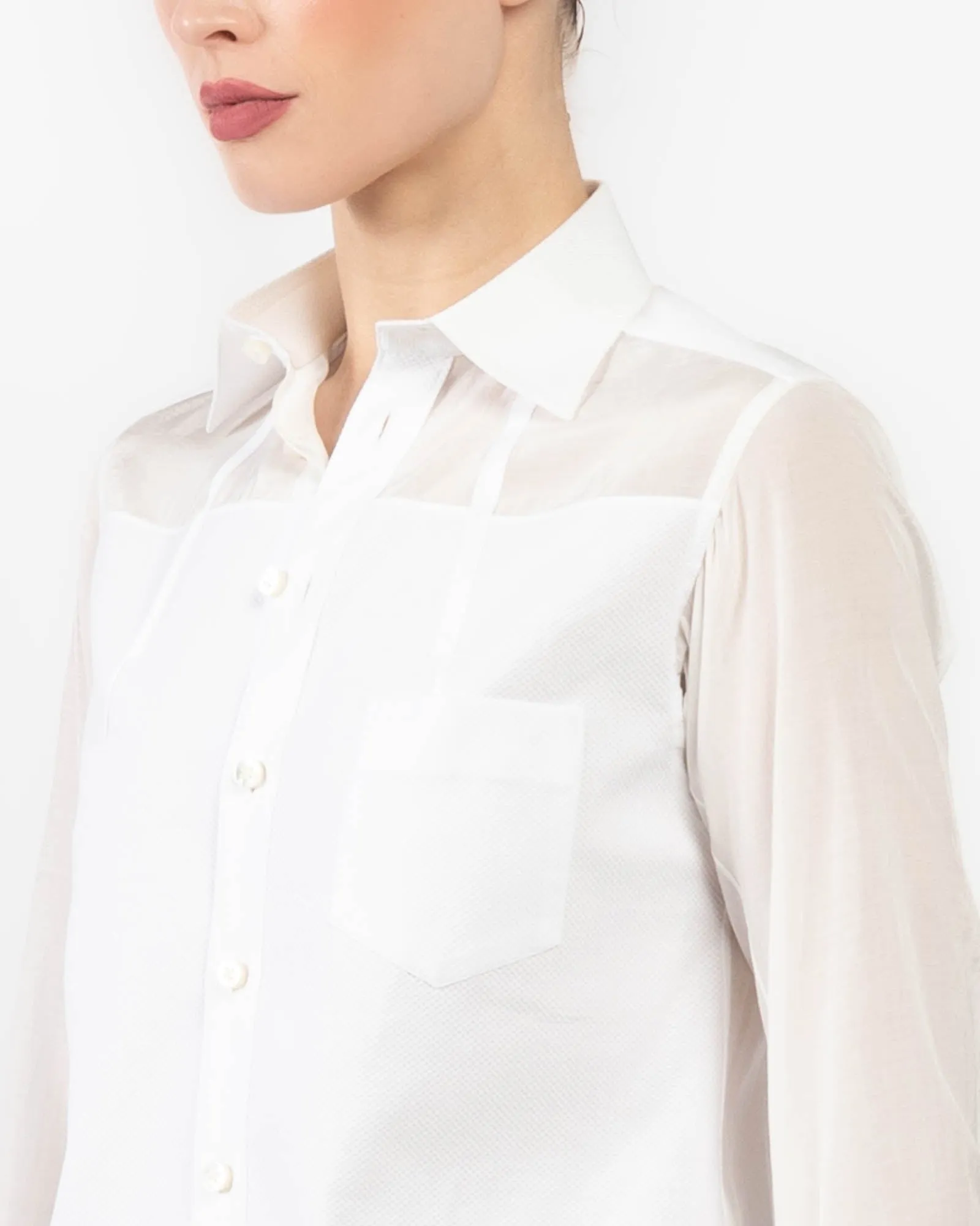 Sheer Classic Shirt sold by TNT Fashion product image thumbnail 5