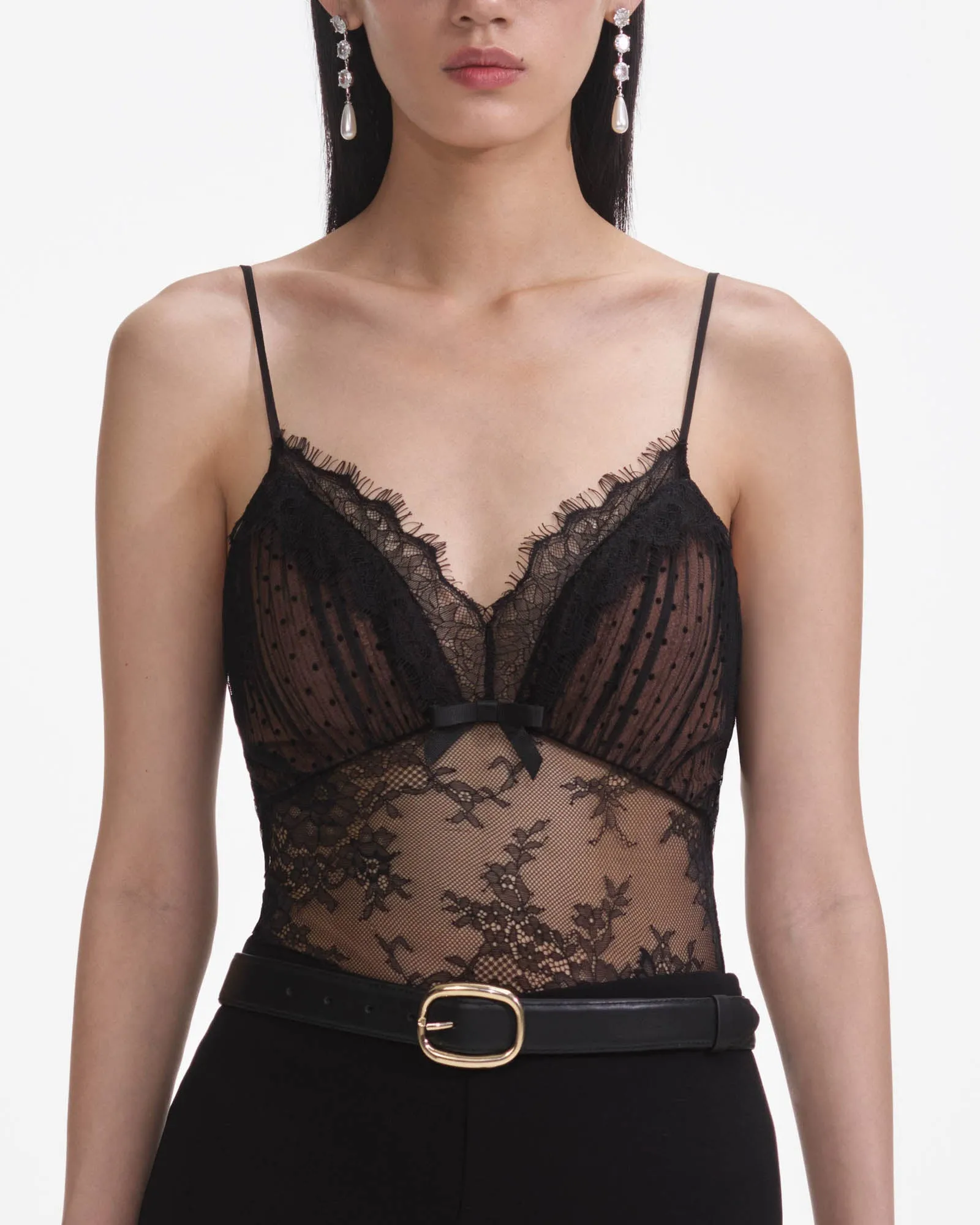 Dot Mesh Bodysuit sold by TNT Fashion